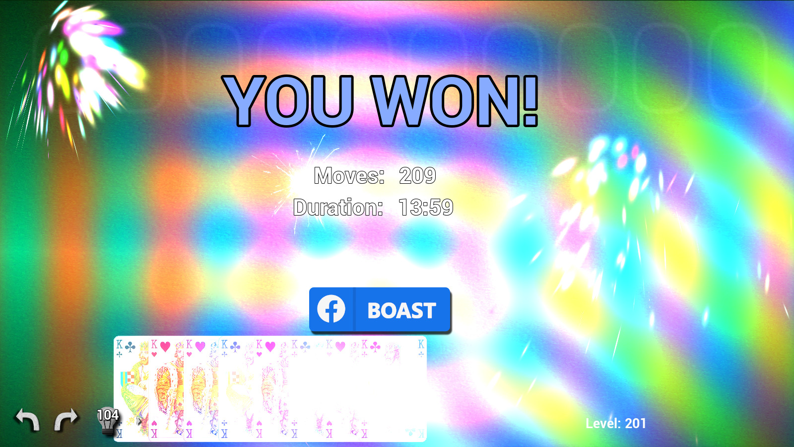 Casual Spider Solitaire screenshot 5
