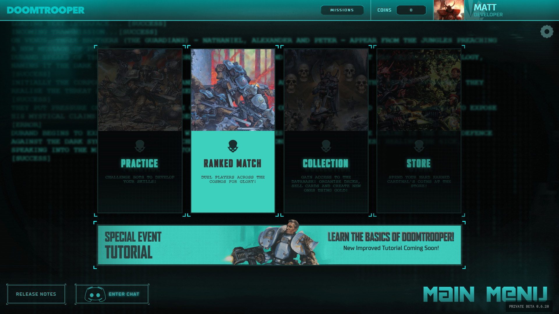 Doomtrooper CCG screenshot 1
