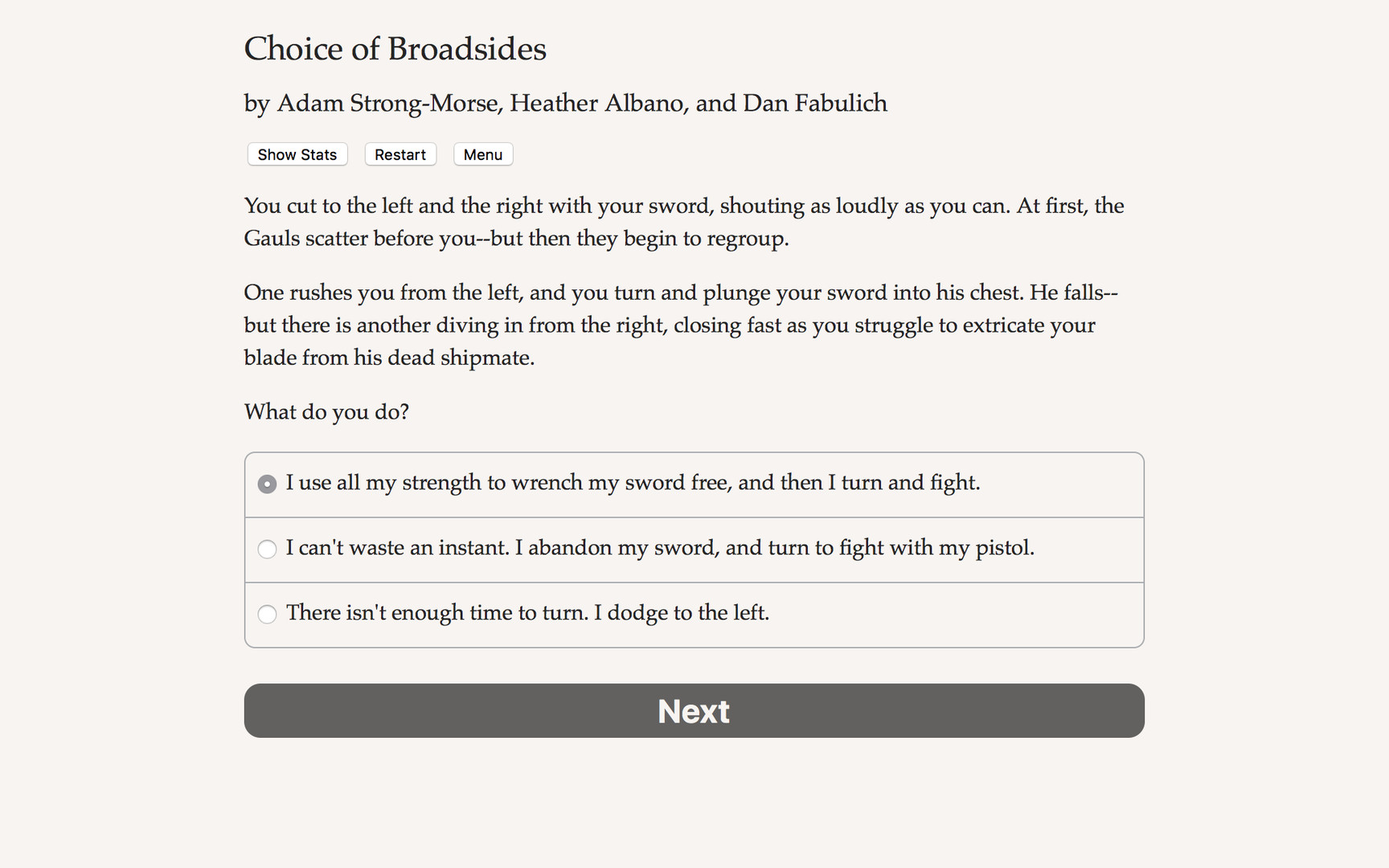 Choice of Broadsides screenshot 3