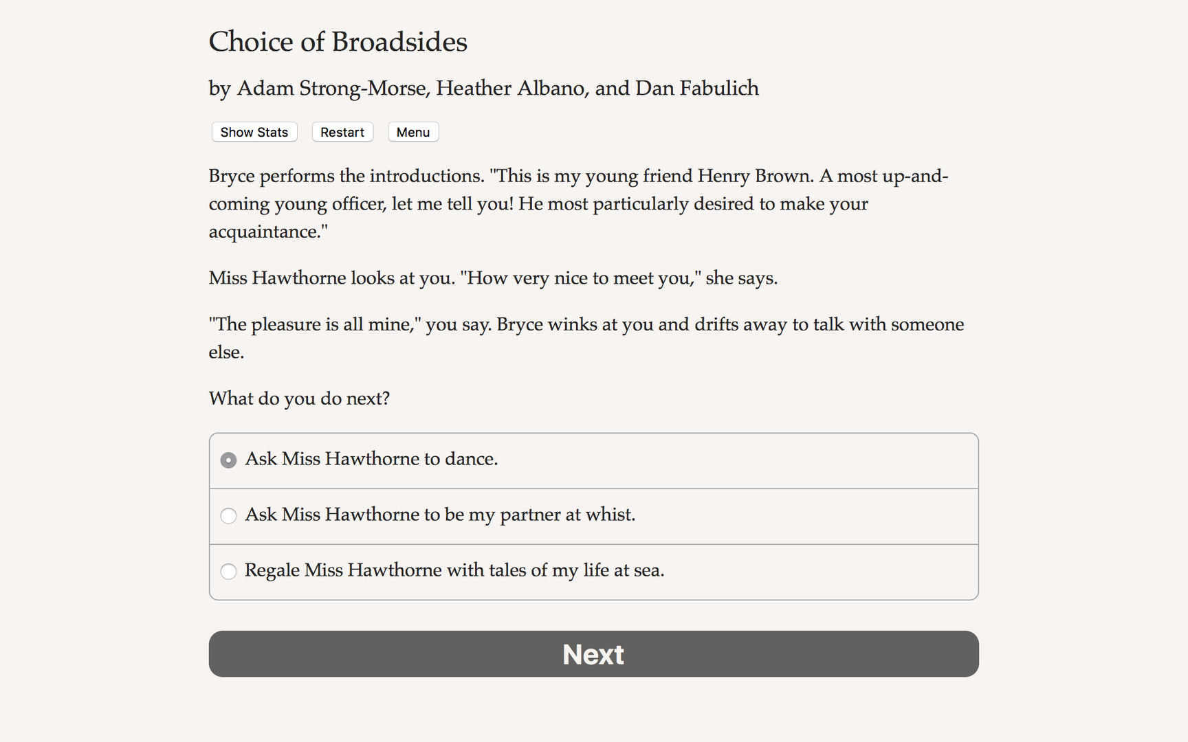 Choice of Broadsides screenshot 5