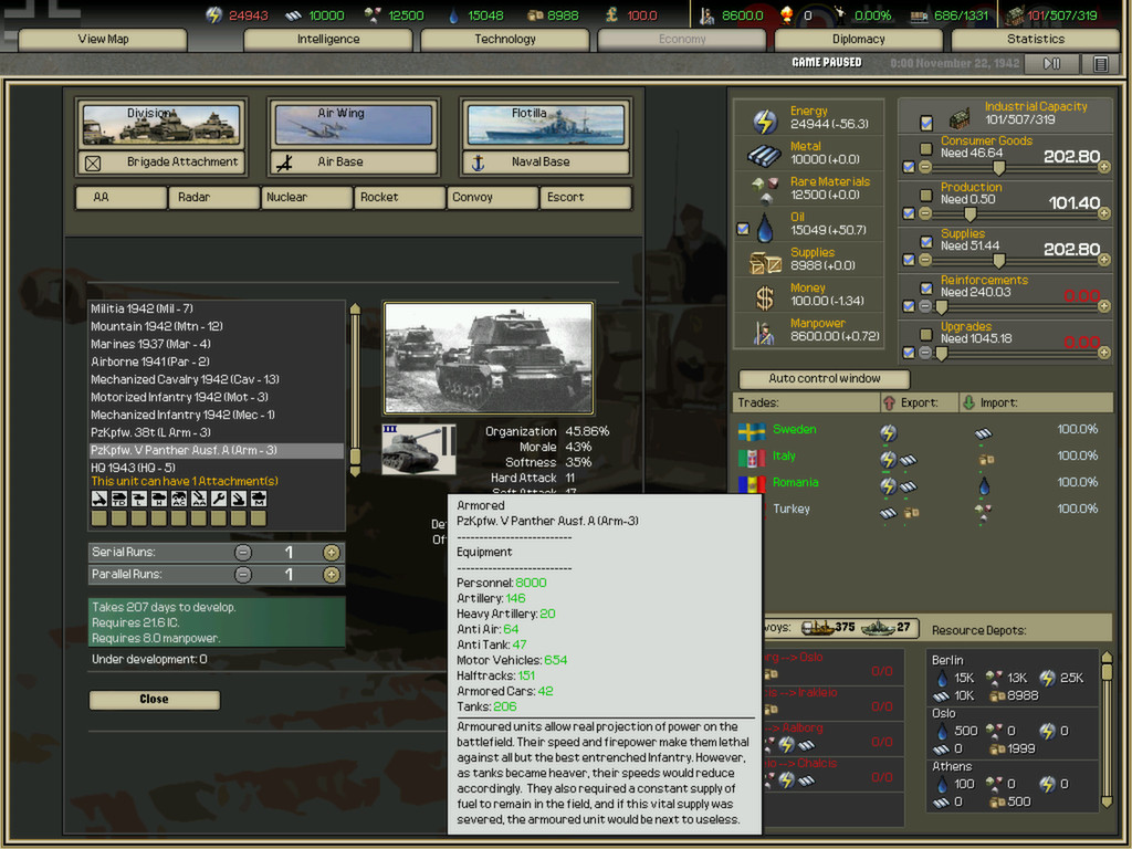 Darkest Hour: A Hearts of Iron Game screenshot 7
