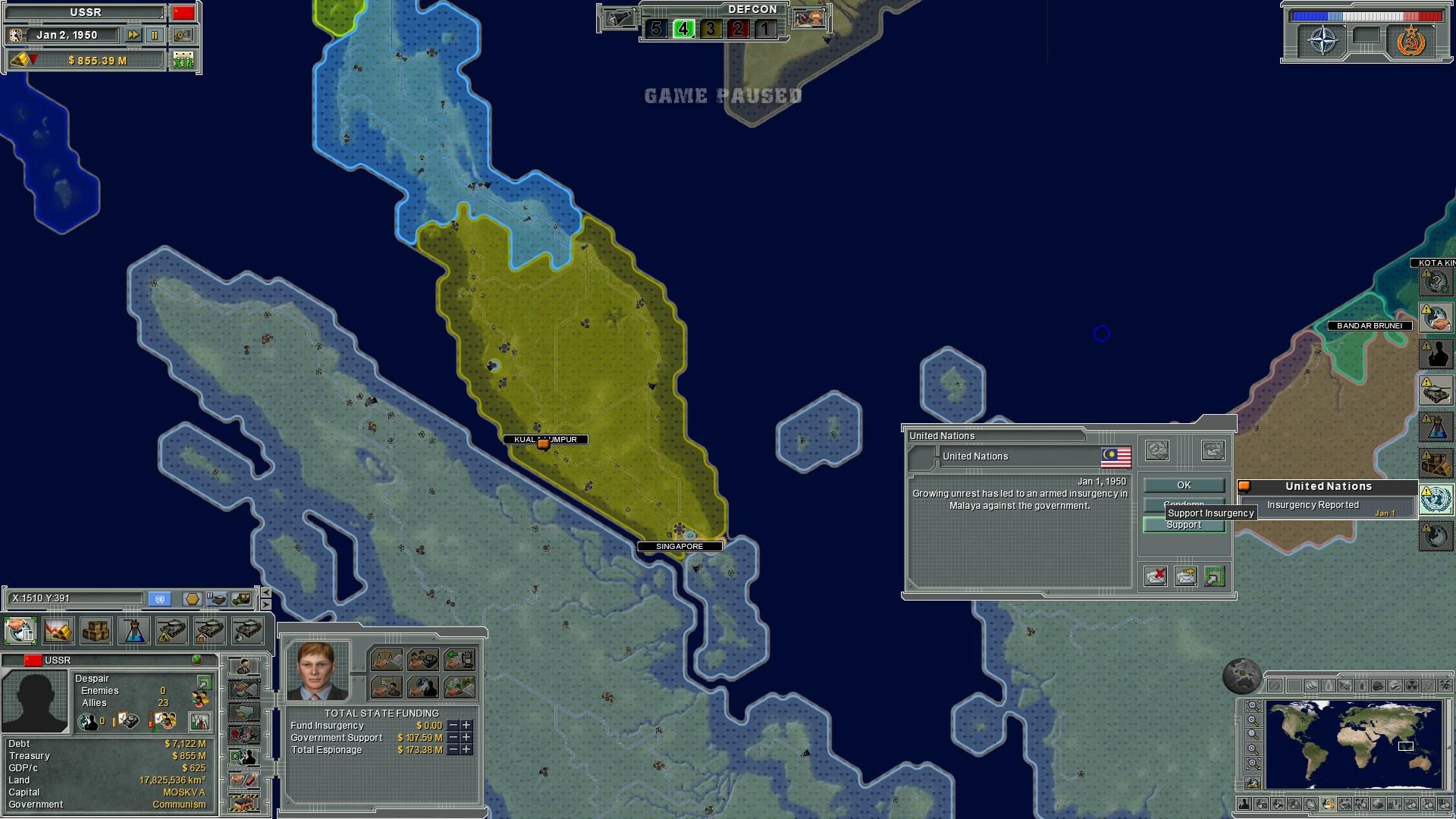 Supreme Ruler: Cold War screenshot 4