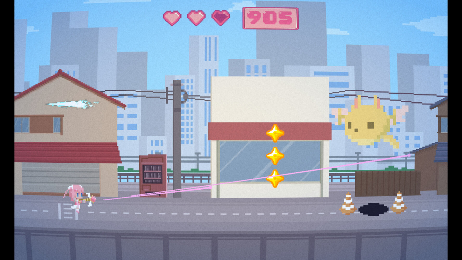 Magical Girl Dash 2 - Triple Prisma Attack screenshot 6