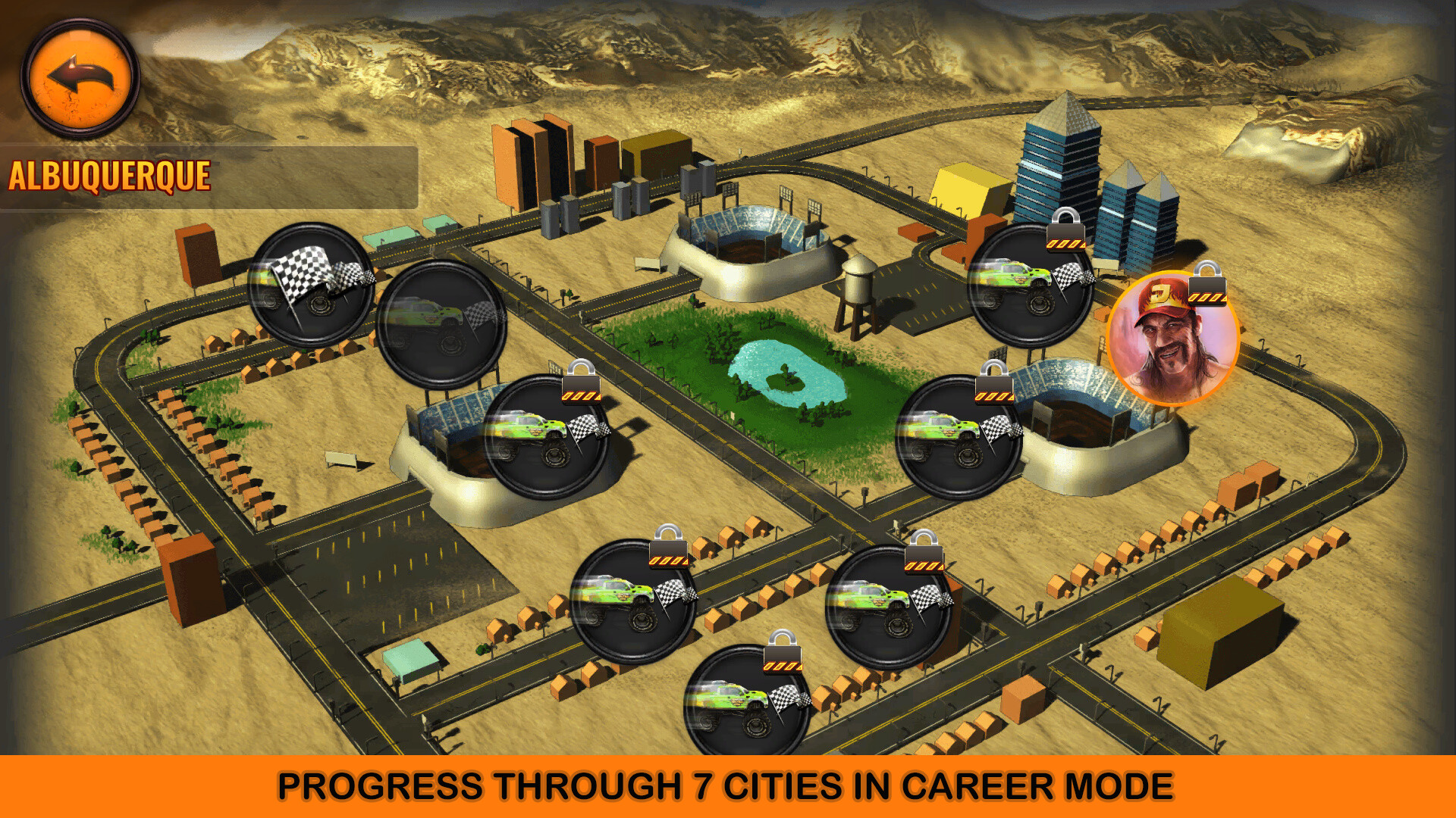 SuperTrucks Offroad Racing screenshot 2