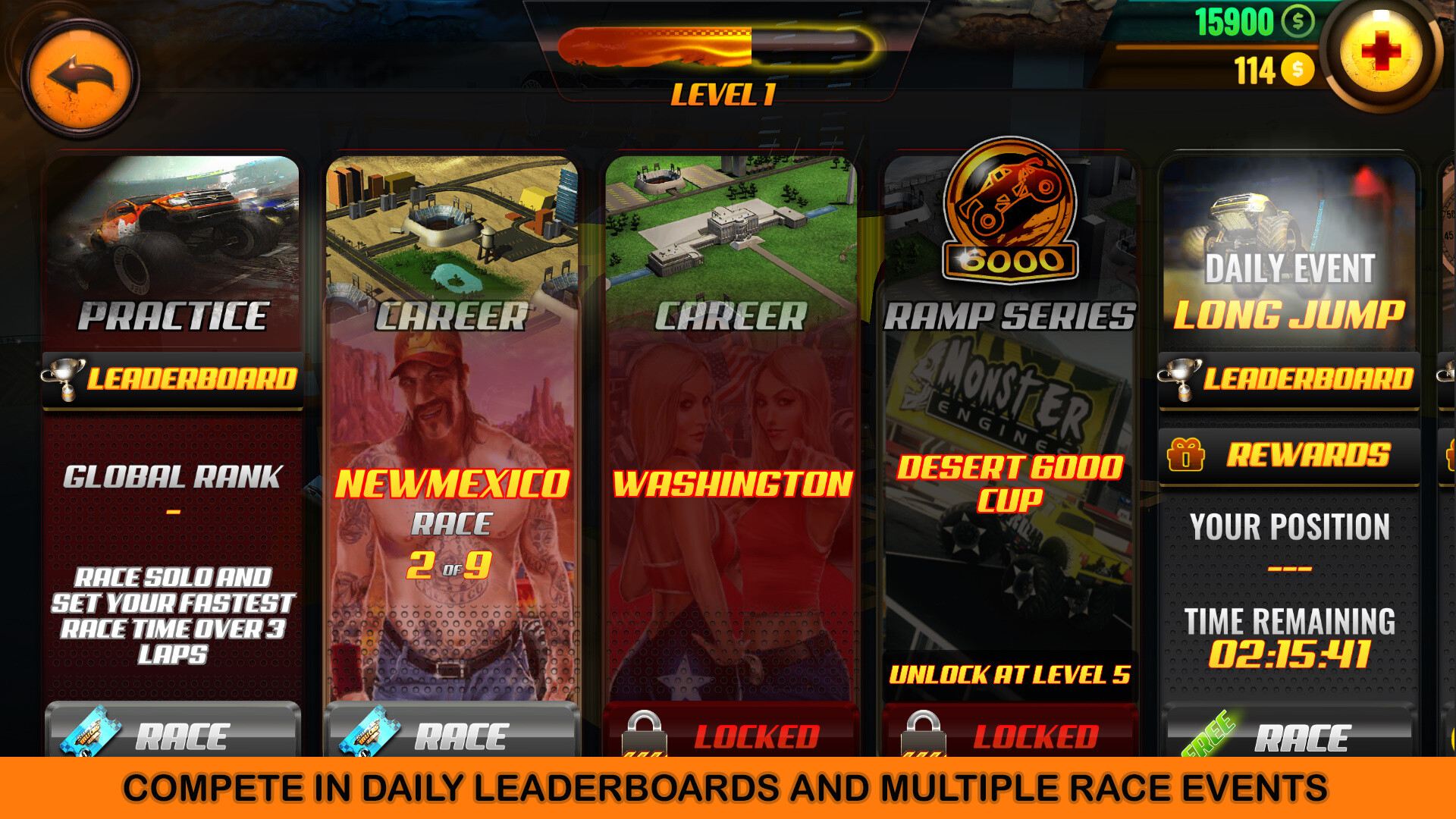 SuperTrucks Offroad Racing screenshot 8