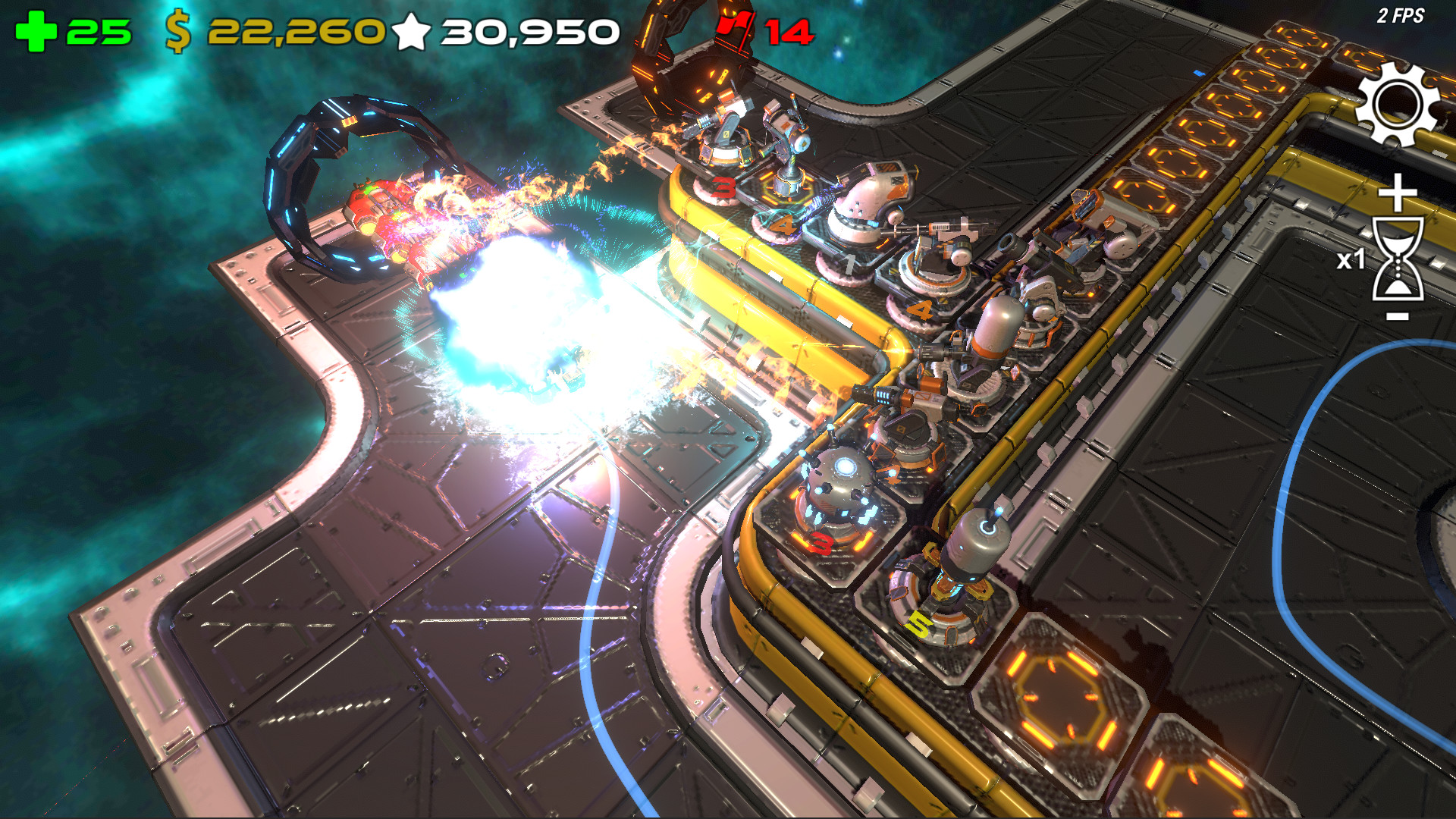 Space Panic Defense screenshot 1