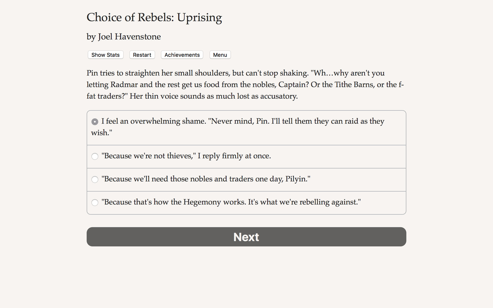 Choice of Rebels: Uprising screenshot 1