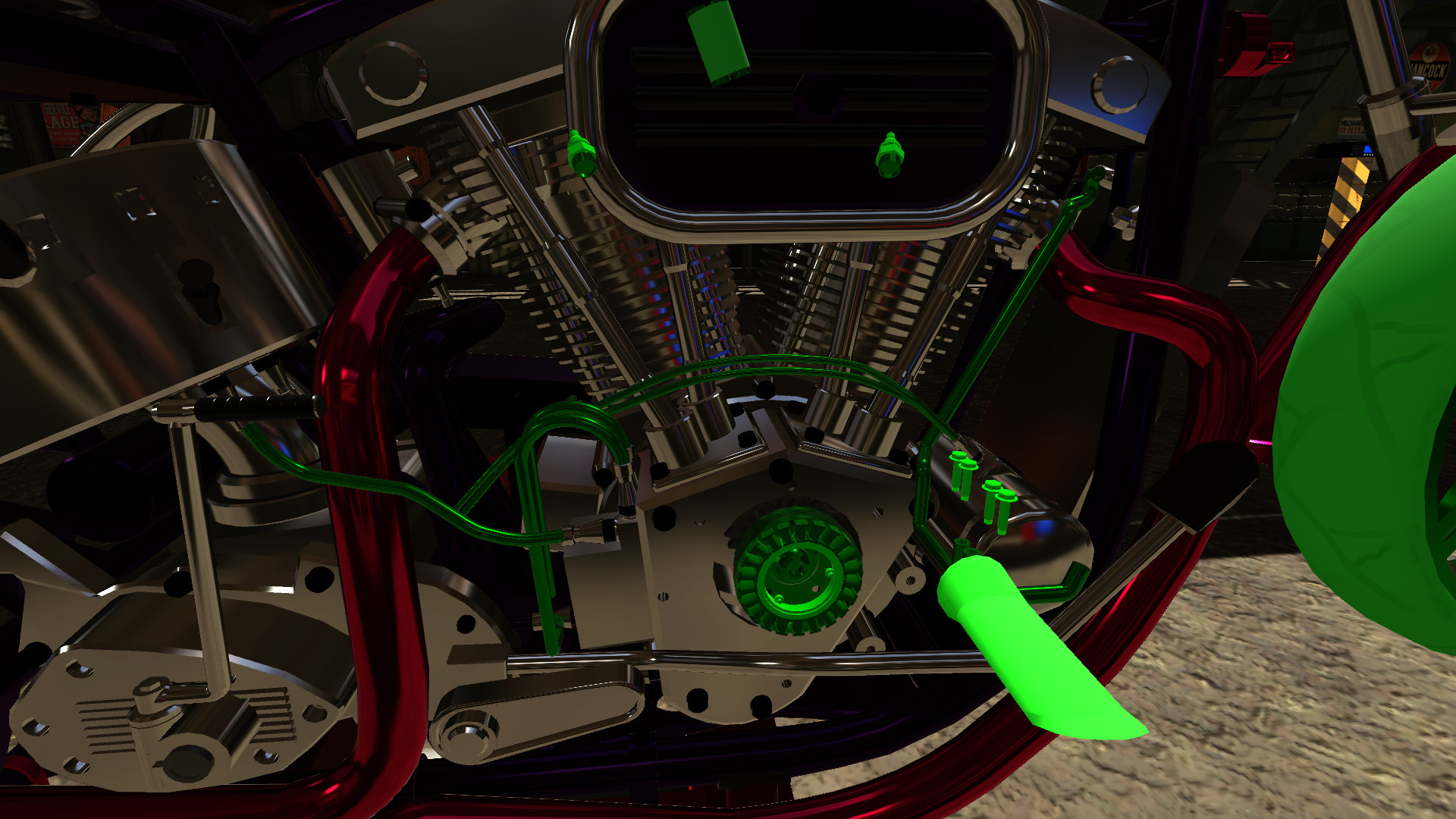 Motorbike Garage Mechanic Simulator screenshot 3