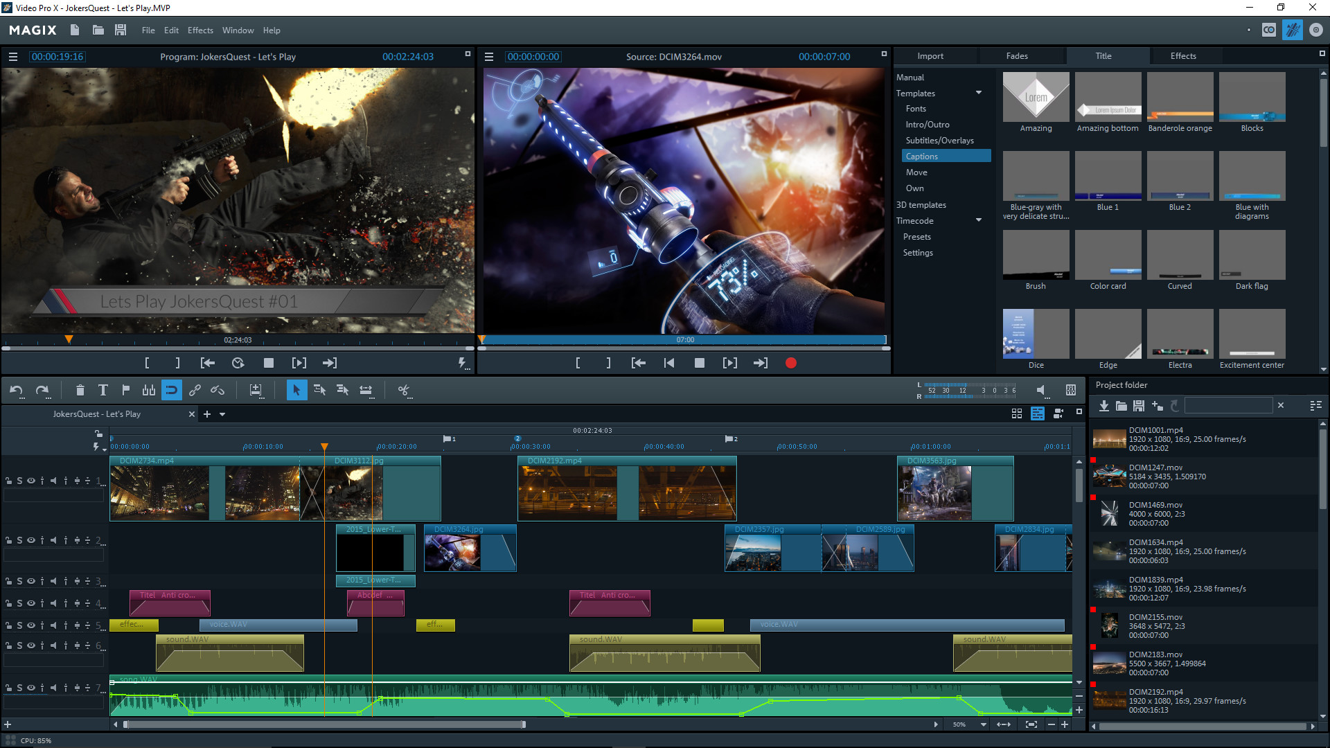 MAGIX Video Pro X9 Steam Edition screenshot 5