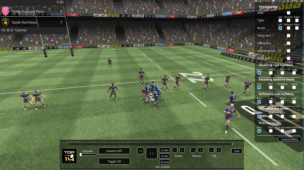 National Rugby Manager screenshot 4
