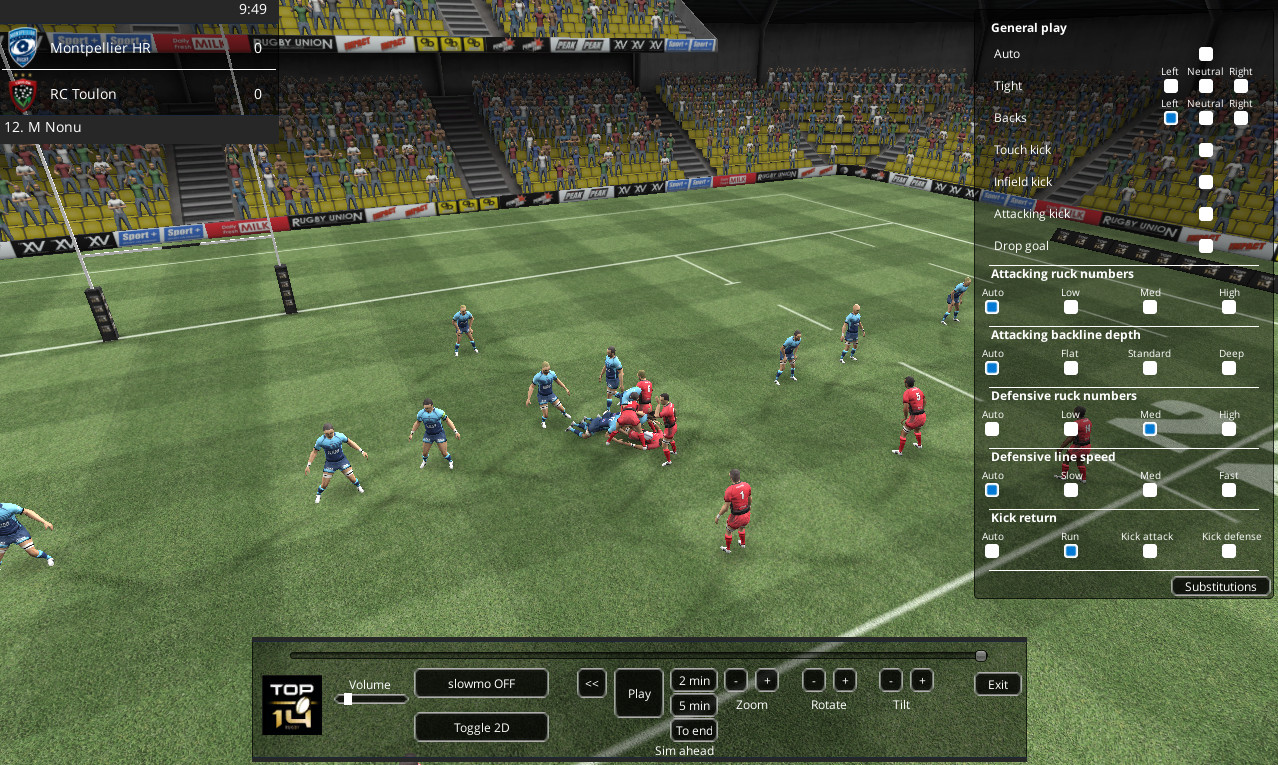 National Rugby Manager screenshot 24