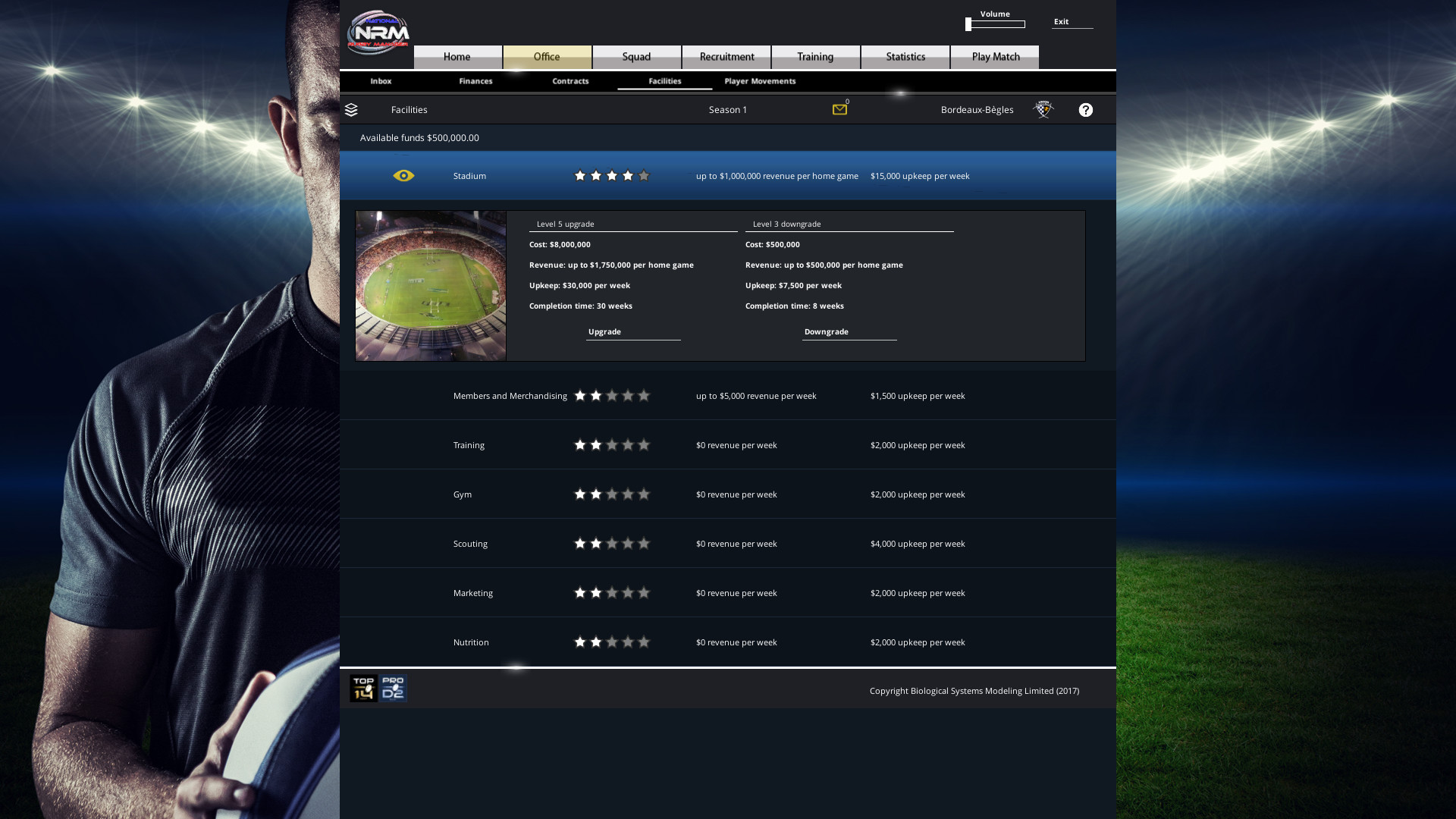 National Rugby Manager screenshot 21