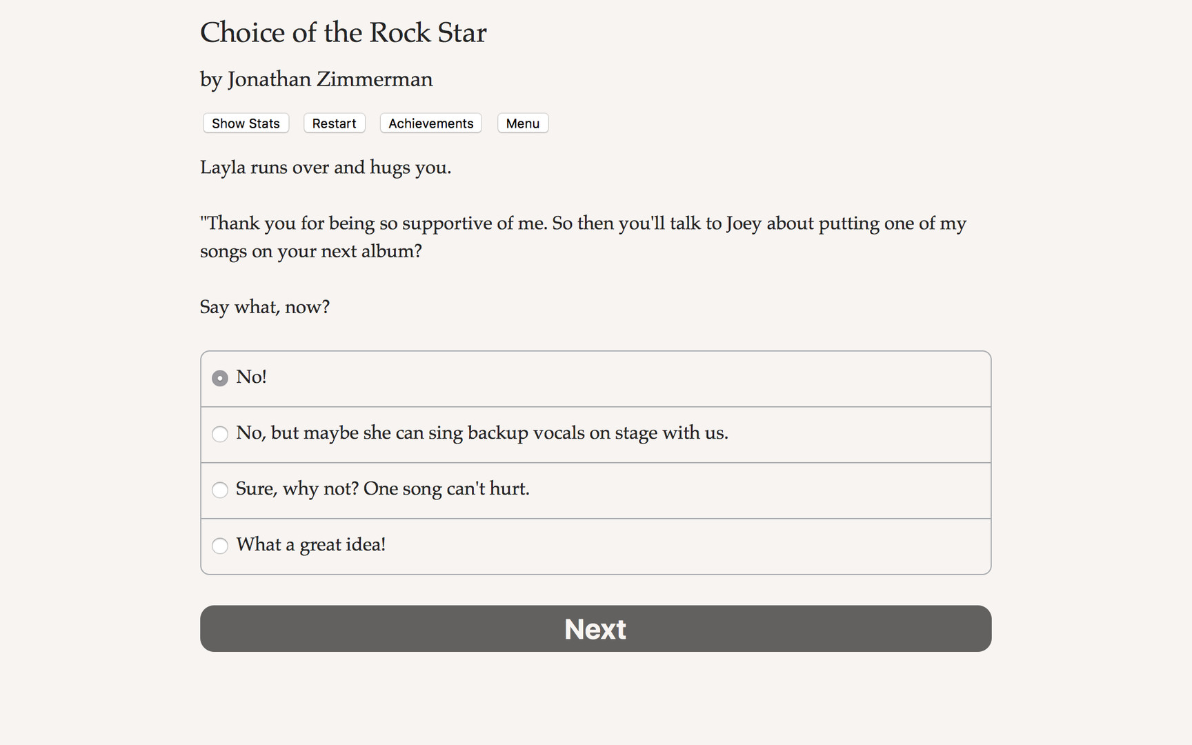 Choice of the Rock Star screenshot 4