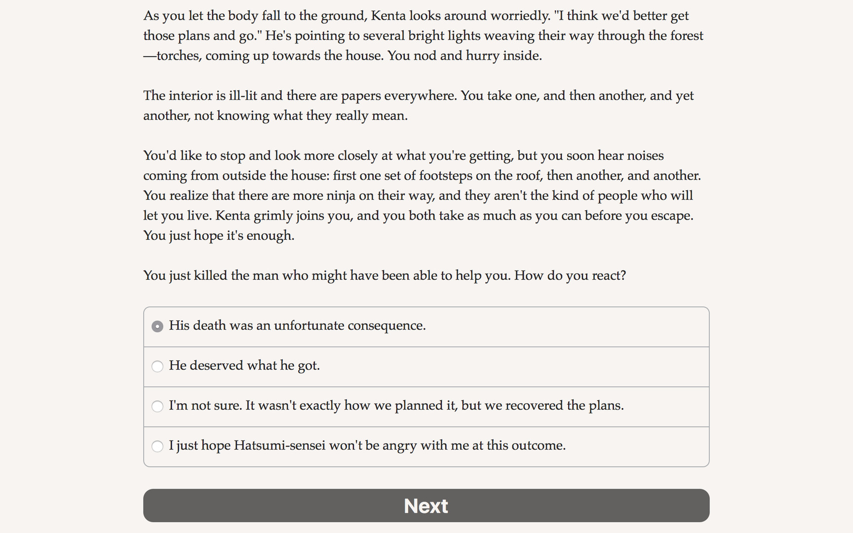 Choice of the Ninja screenshot 4