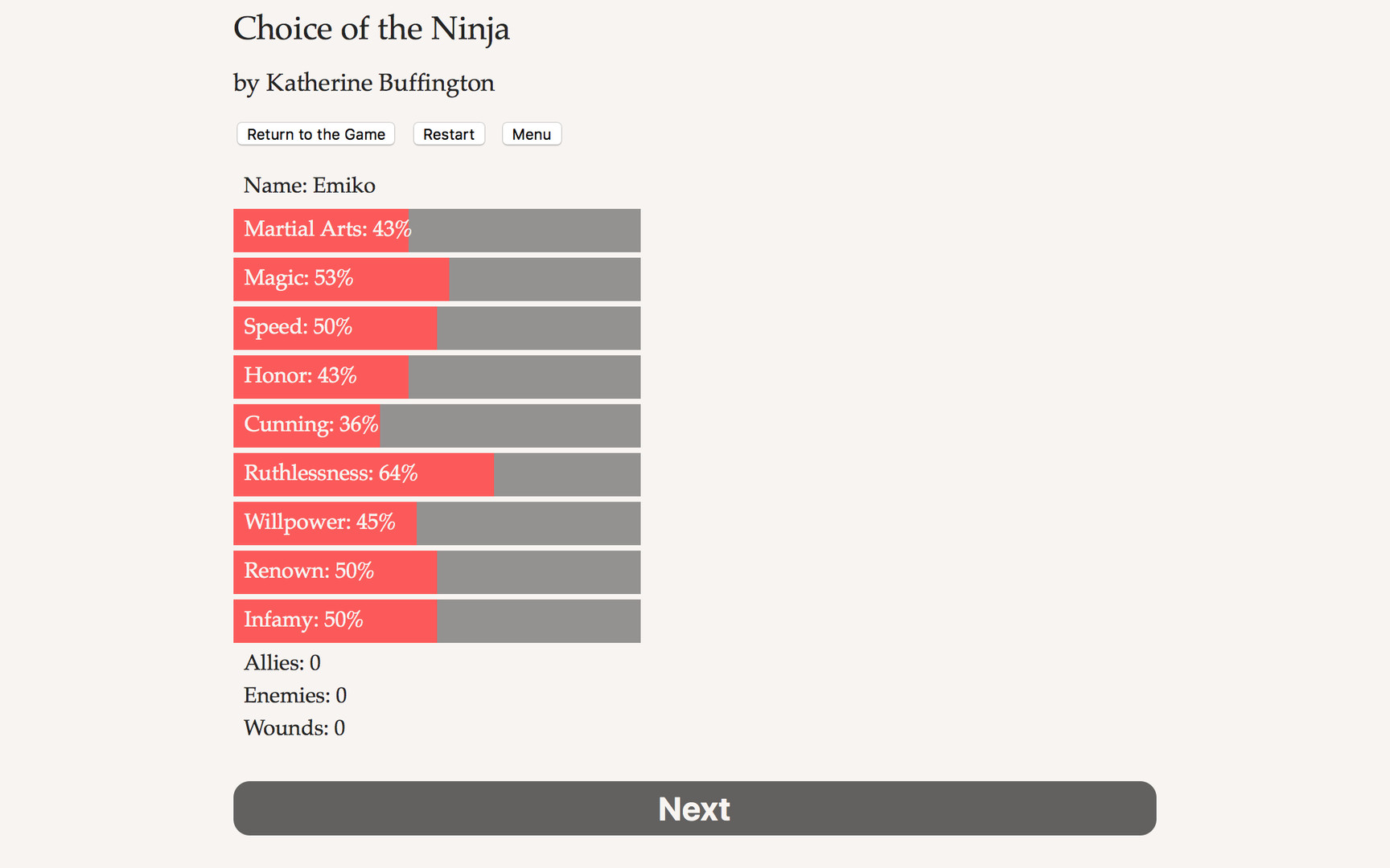 Choice of the Ninja screenshot 5