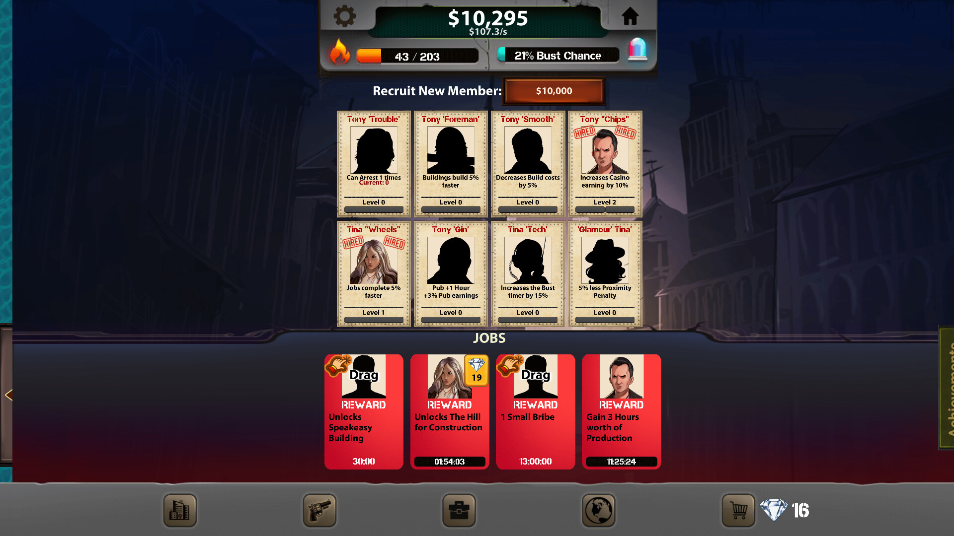 Mafia Clicker: City Builder screenshot 2