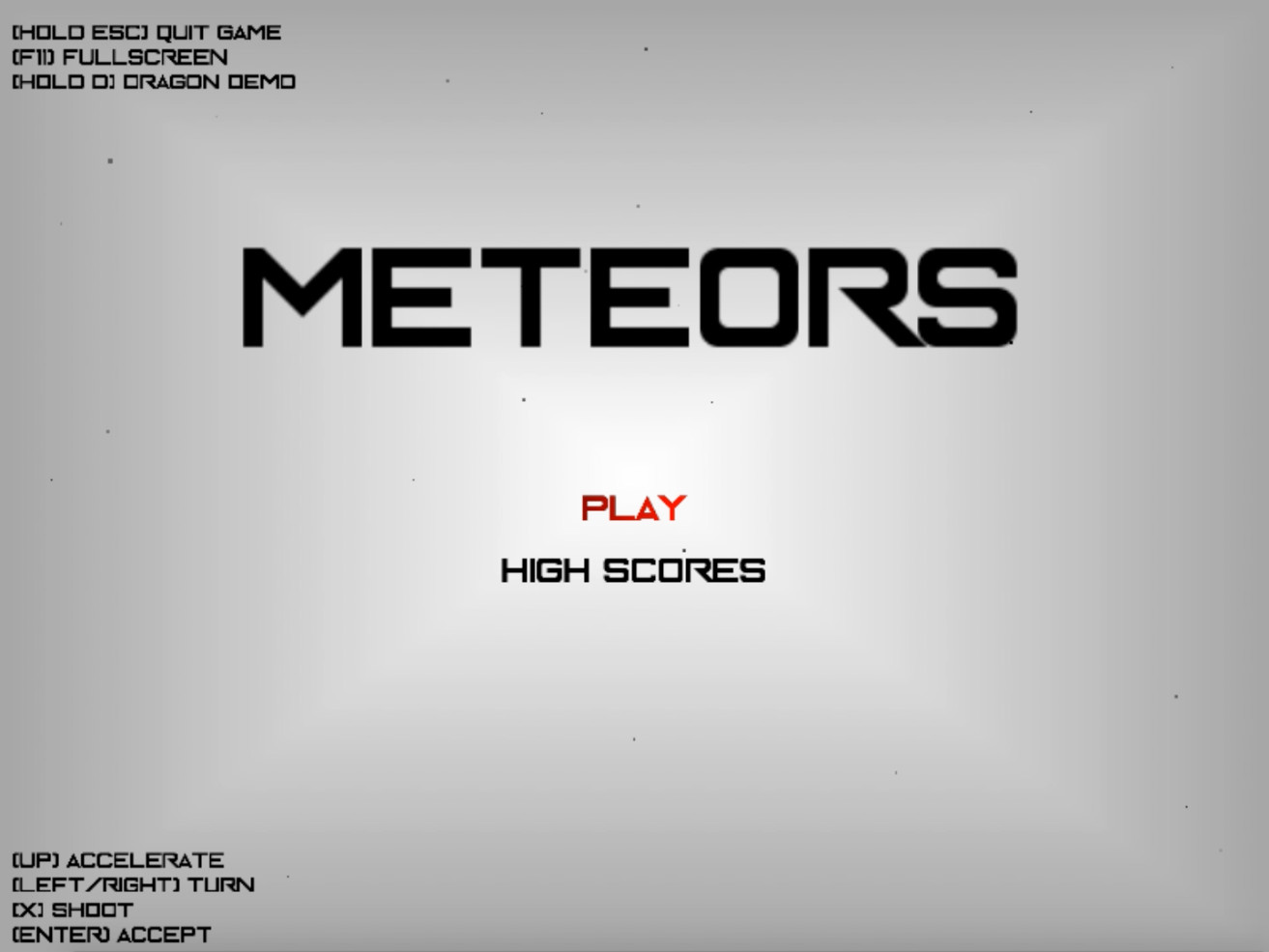 Meteors screenshot 2