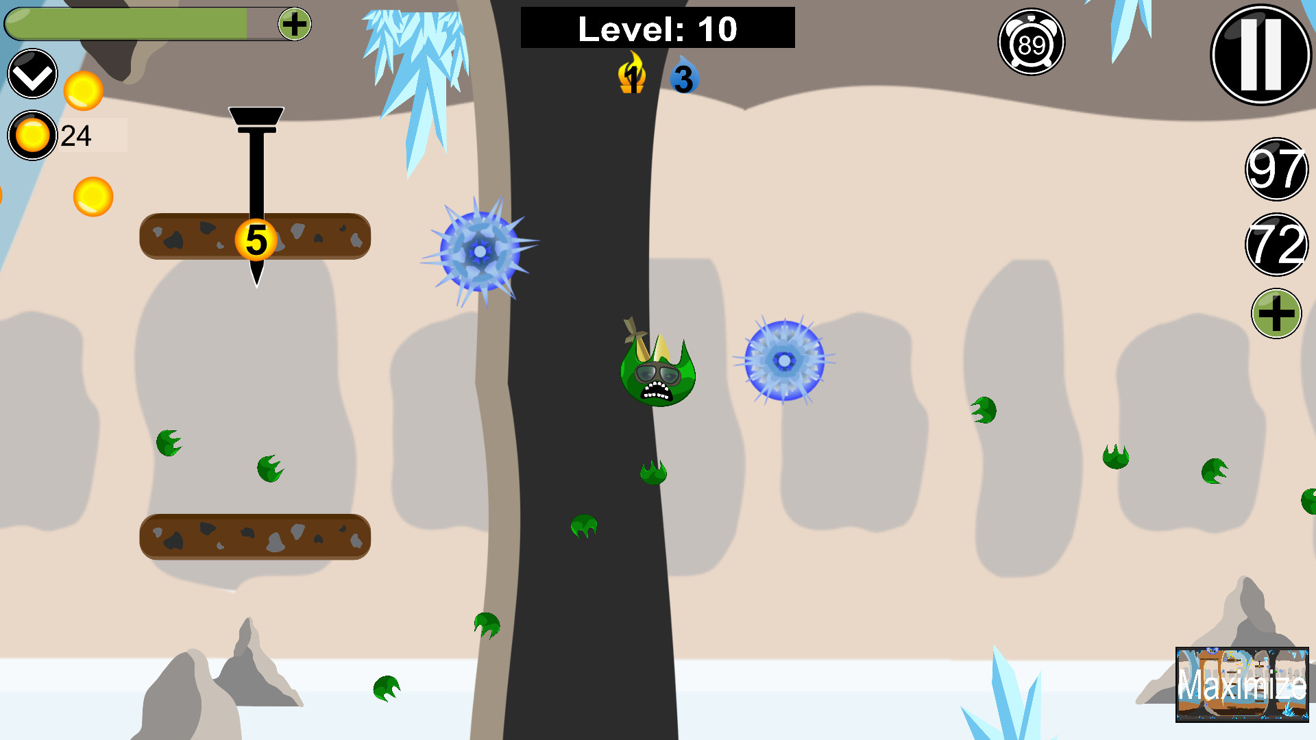 GreenFlame screenshot 1