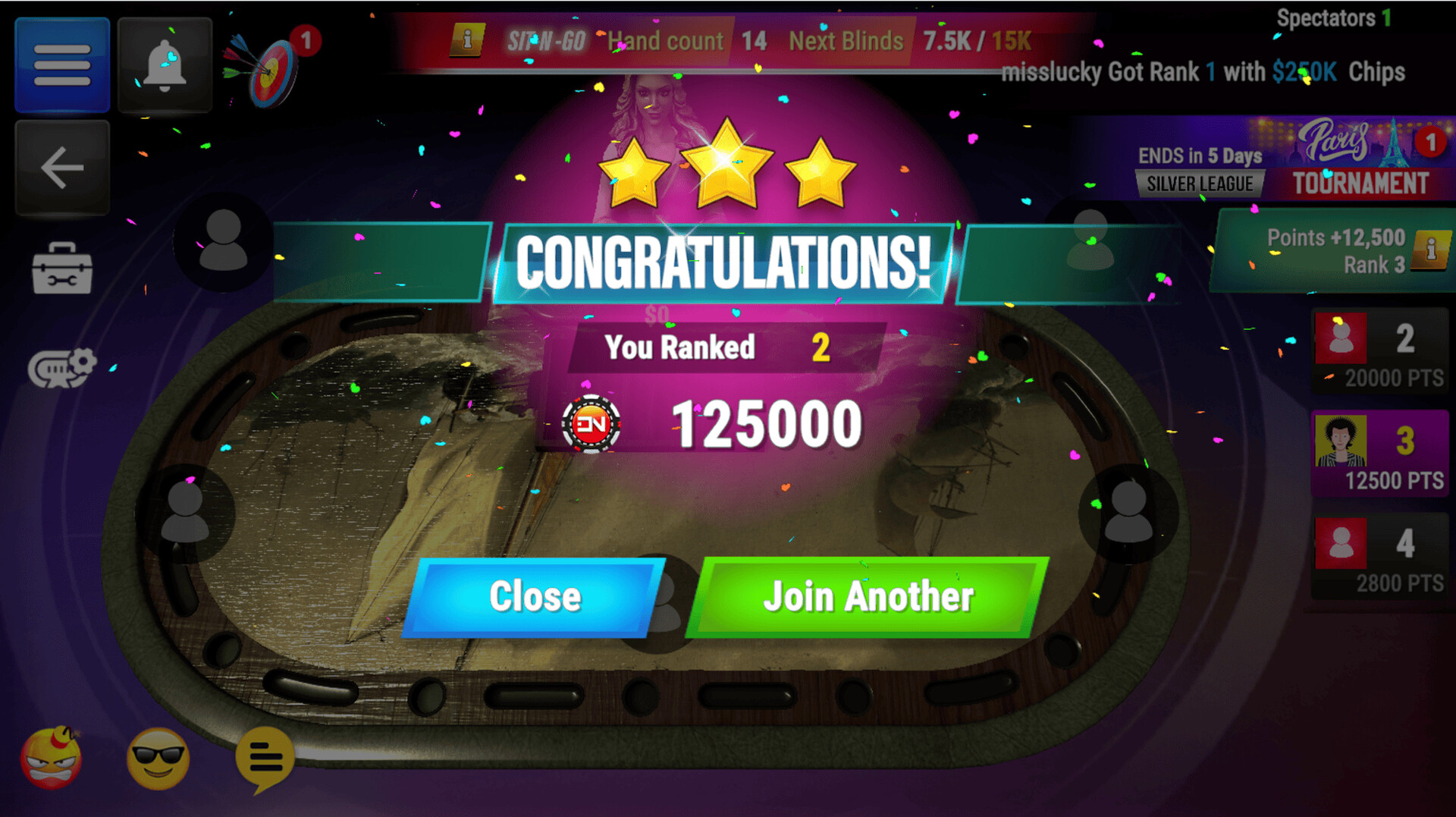 Poker Legends: Texas Hold'em Poker Tournaments screenshot 3