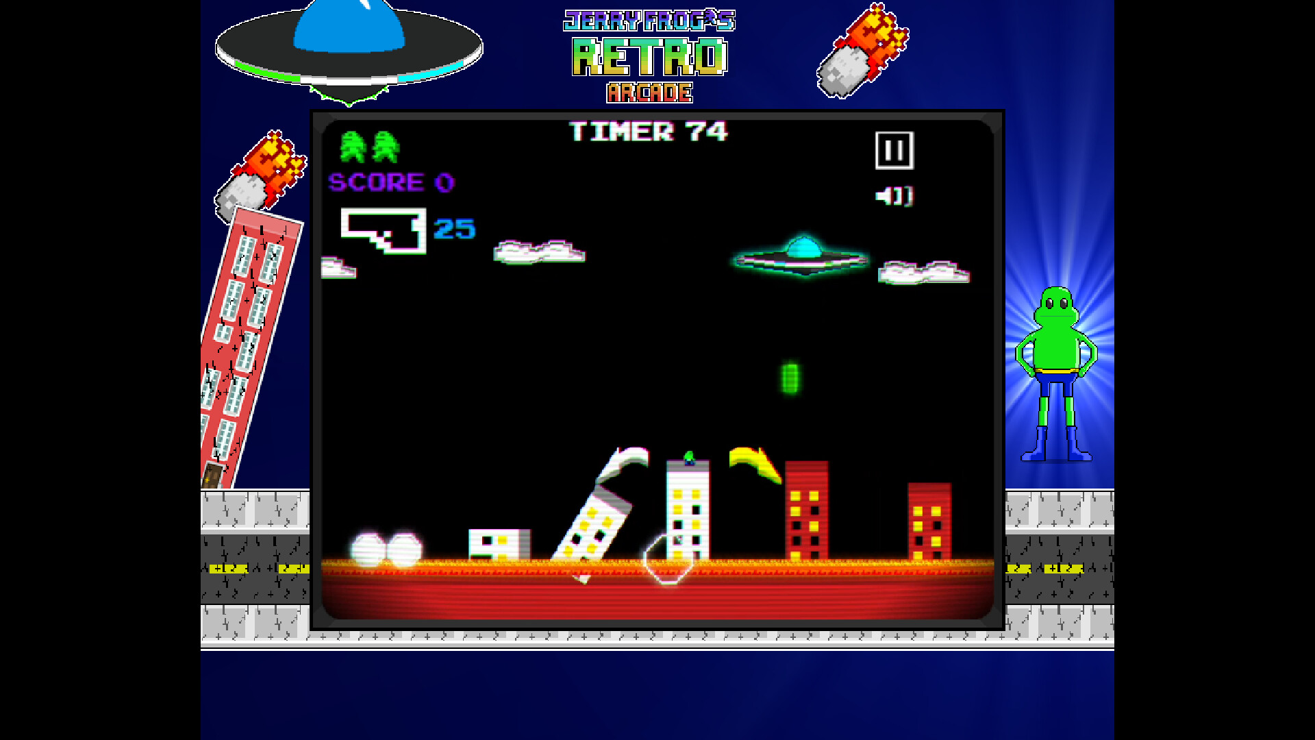Jerry Frog's Retro Arcade screenshot 9