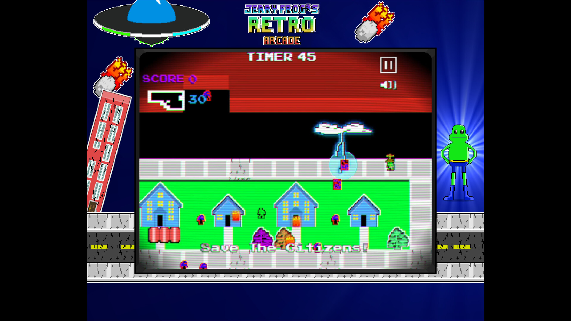 Jerry Frog's Retro Arcade screenshot 2