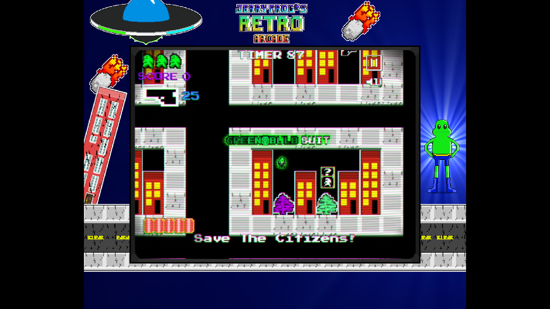 Jerry Frog's Retro Arcade screenshot 3