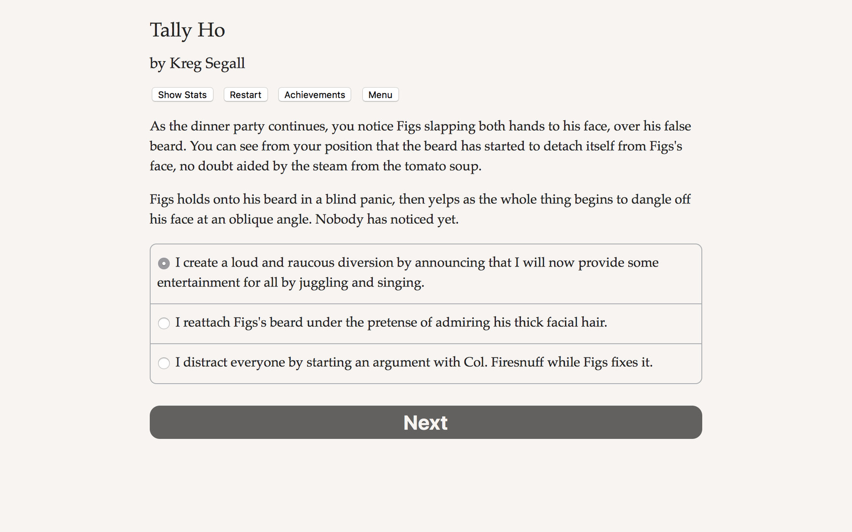 Tally Ho screenshot 1