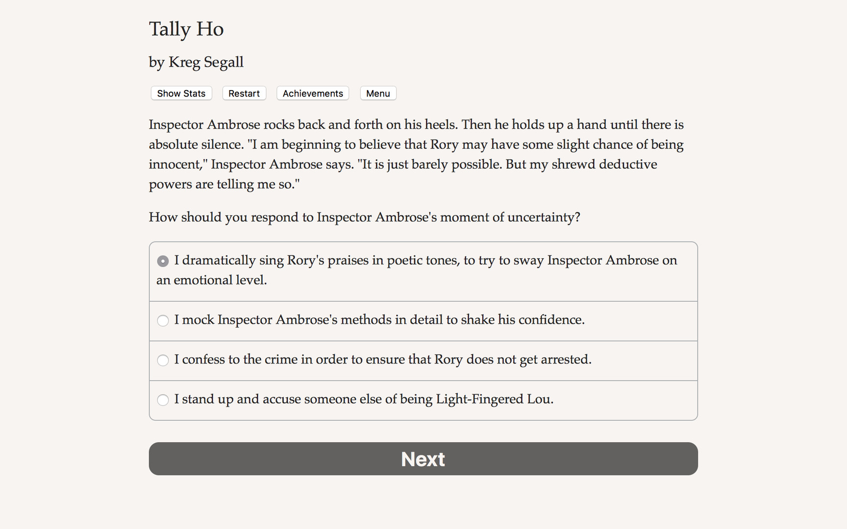 Tally Ho screenshot 4