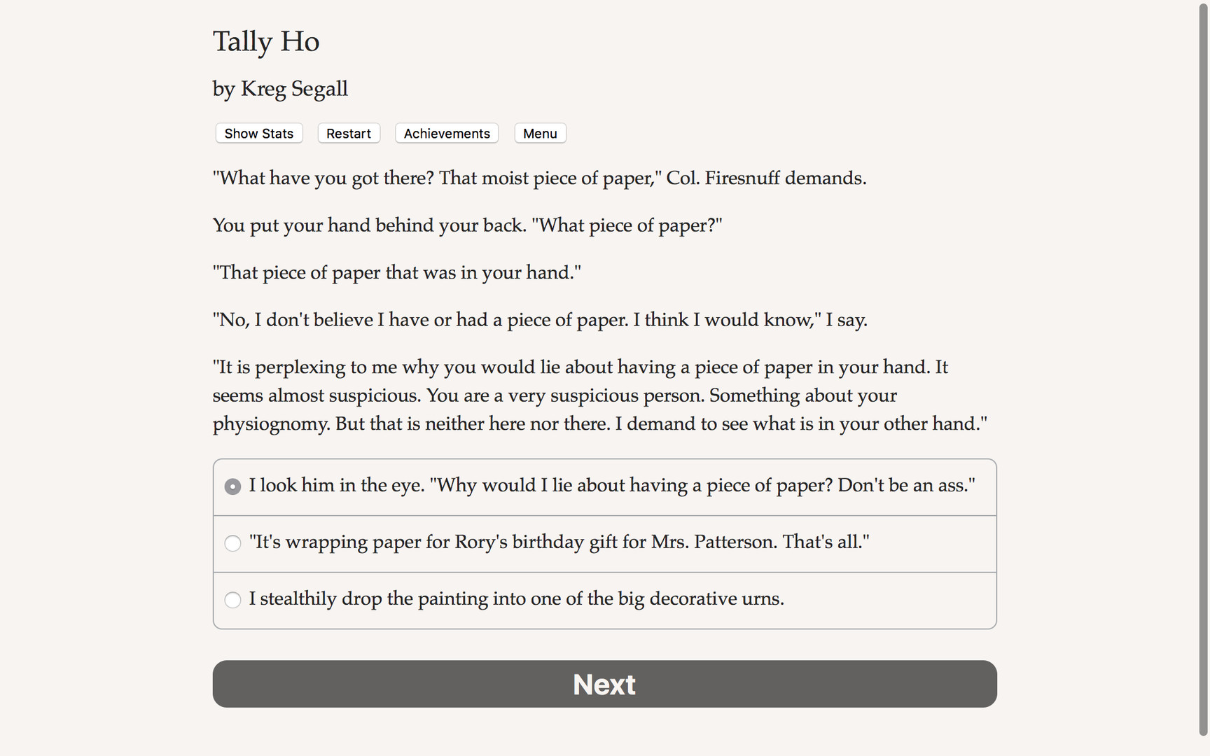Tally Ho screenshot 5