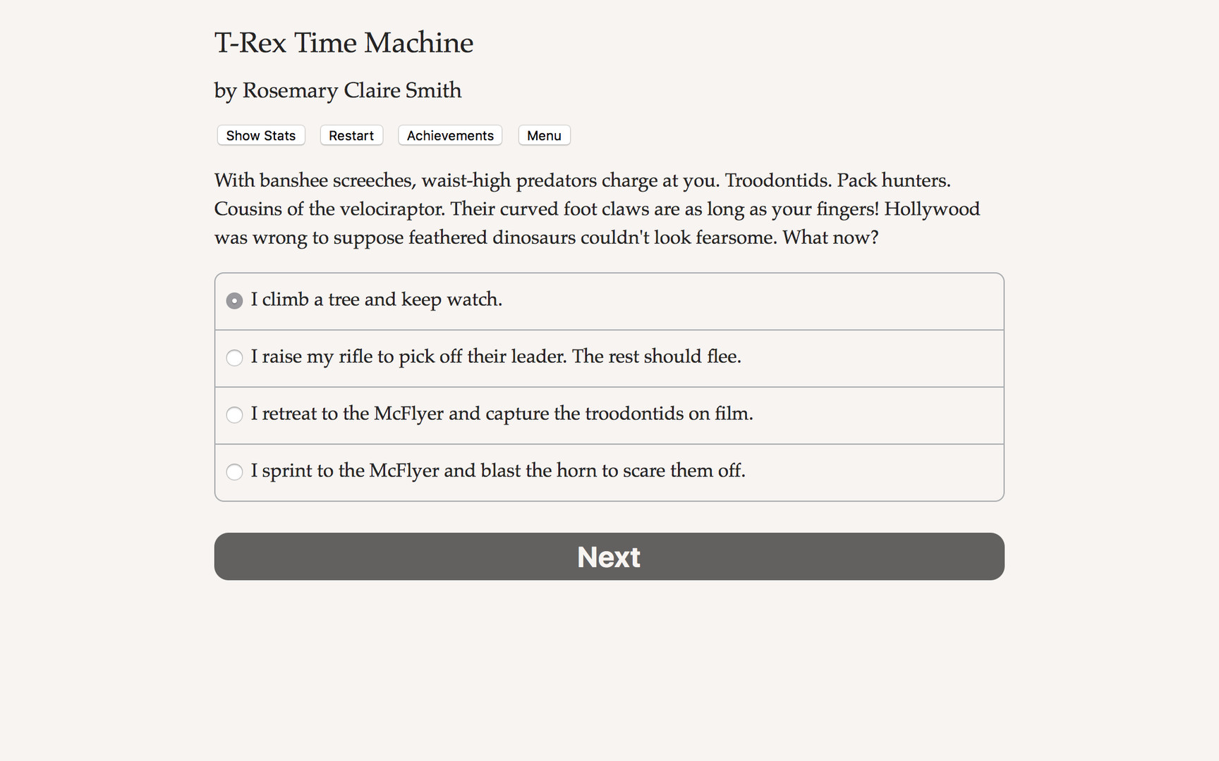 T-Rex Time Machine screenshot 1