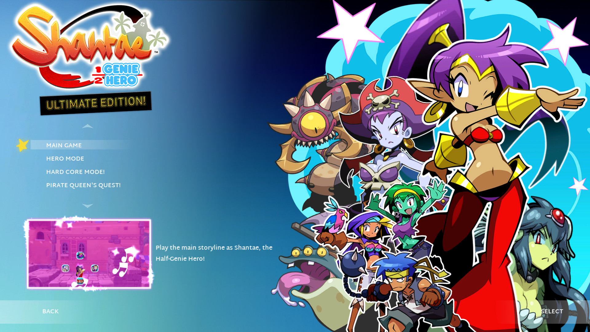 Shantae: Half-Genie Hero Ultimate Edition screenshot 1