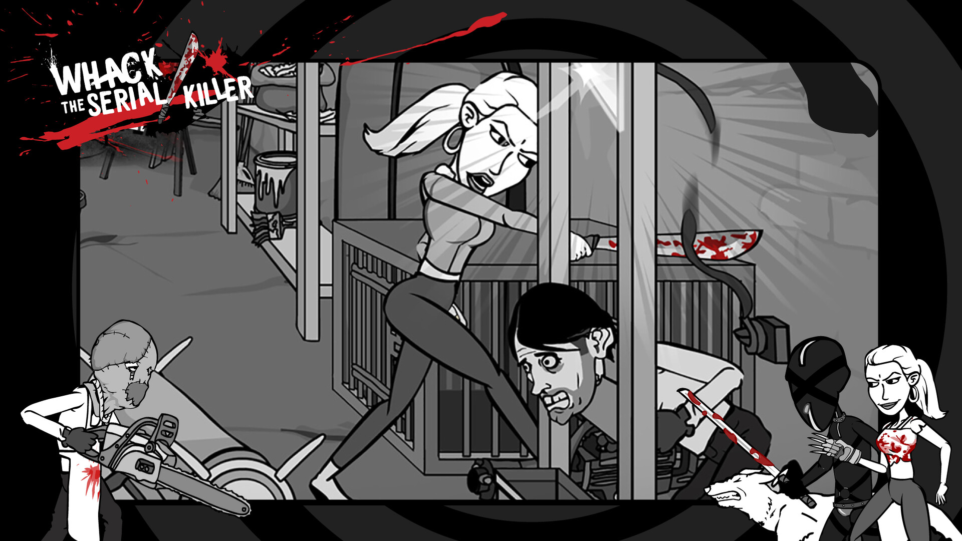 Whack the Serial Killer 20 Ways plus Neighbour, Burglars... screenshot 2