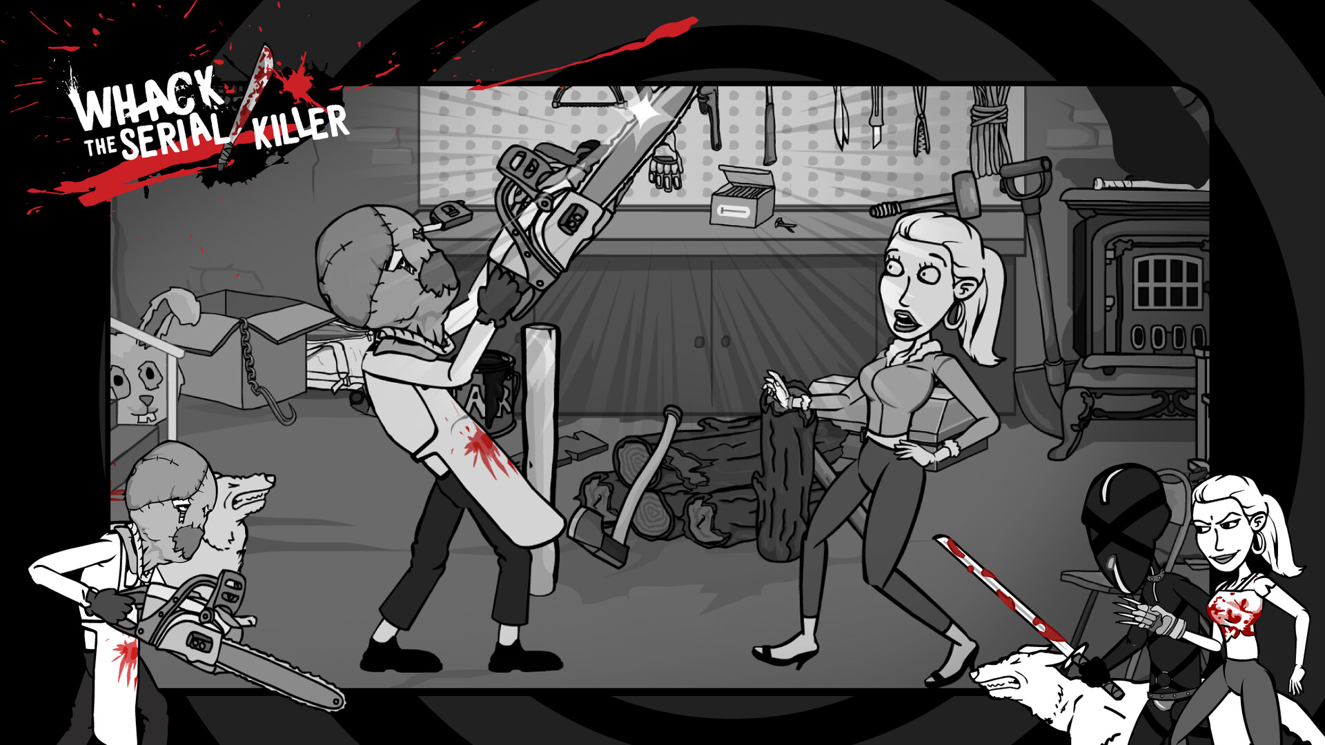 Whack the Serial Killer 20 Ways plus Neighbour, Burglars... screenshot 1