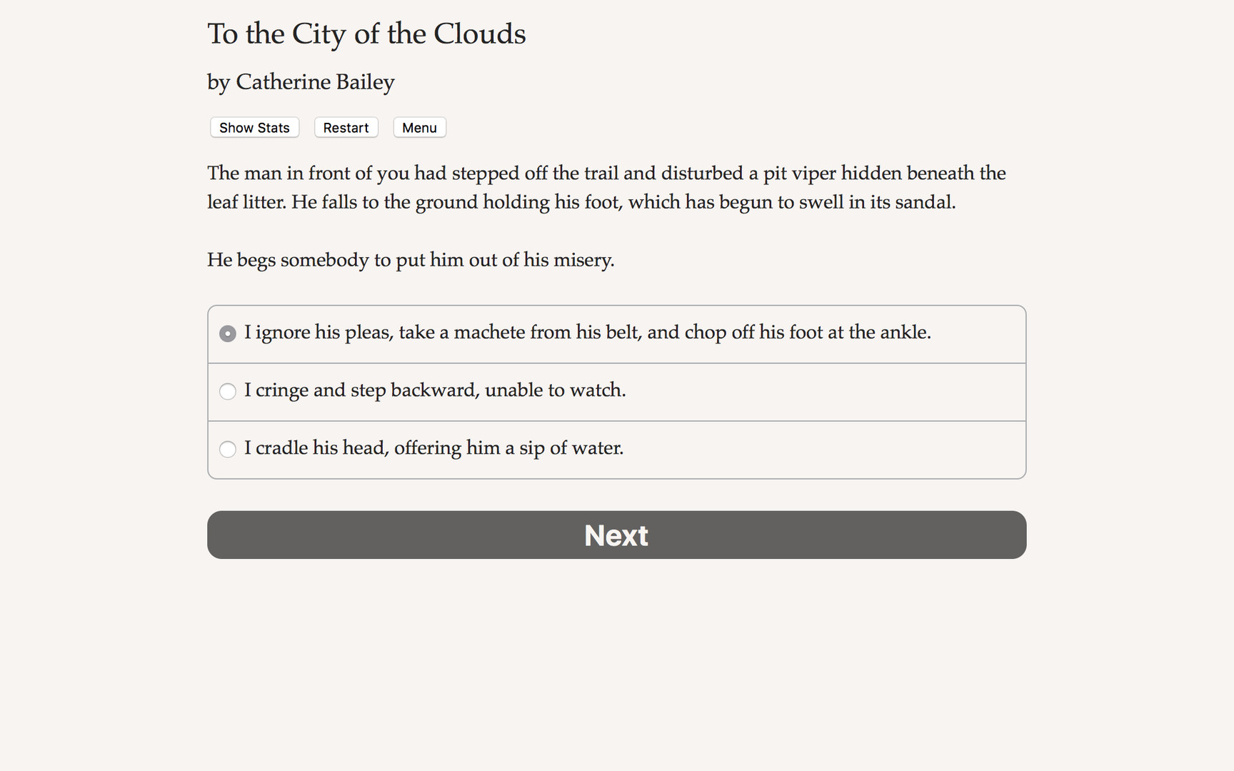 To the City of the Clouds screenshot 4