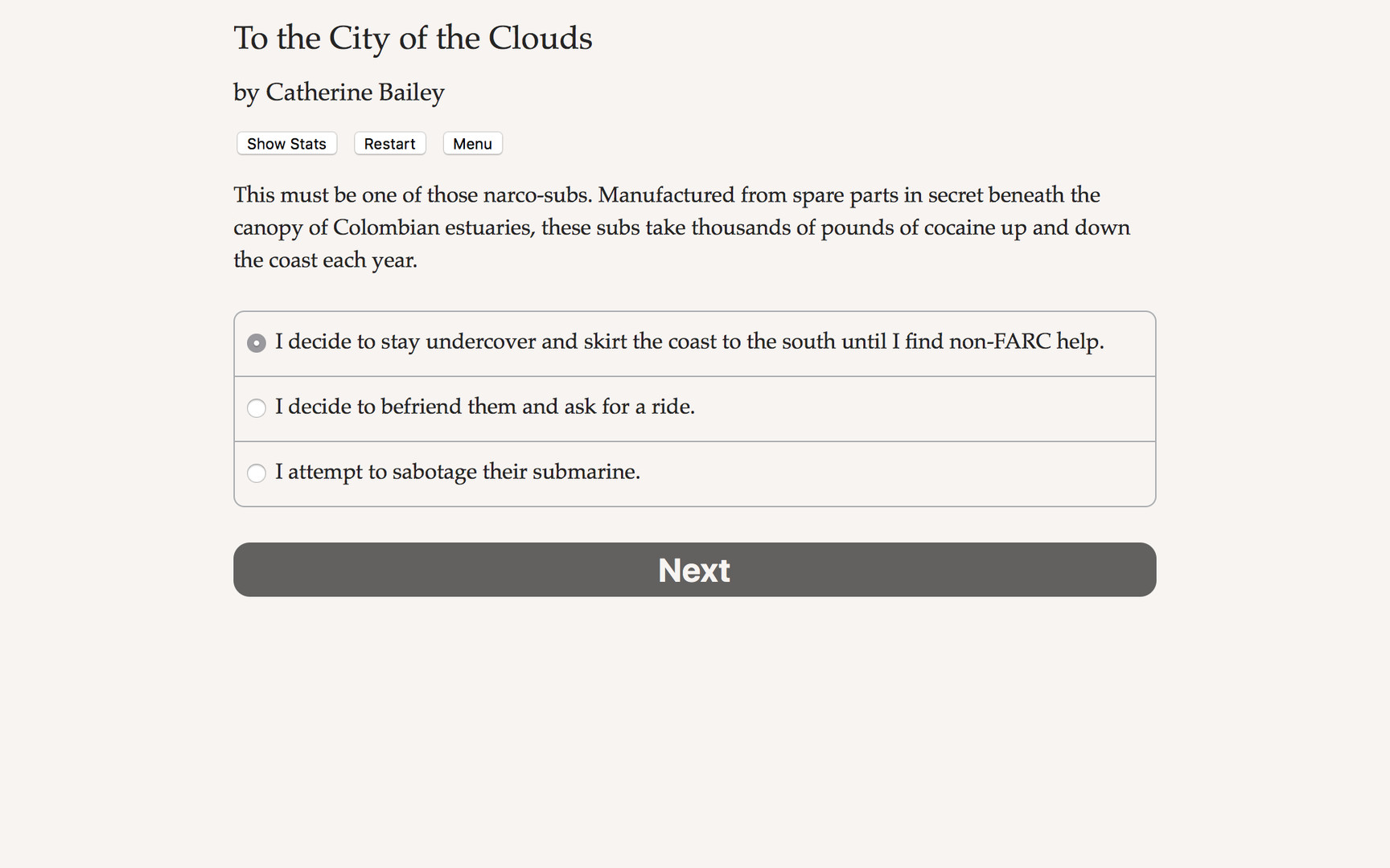 To the City of the Clouds screenshot 5
