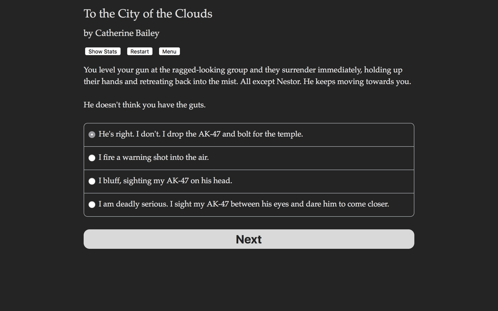 To the City of the Clouds screenshot 2