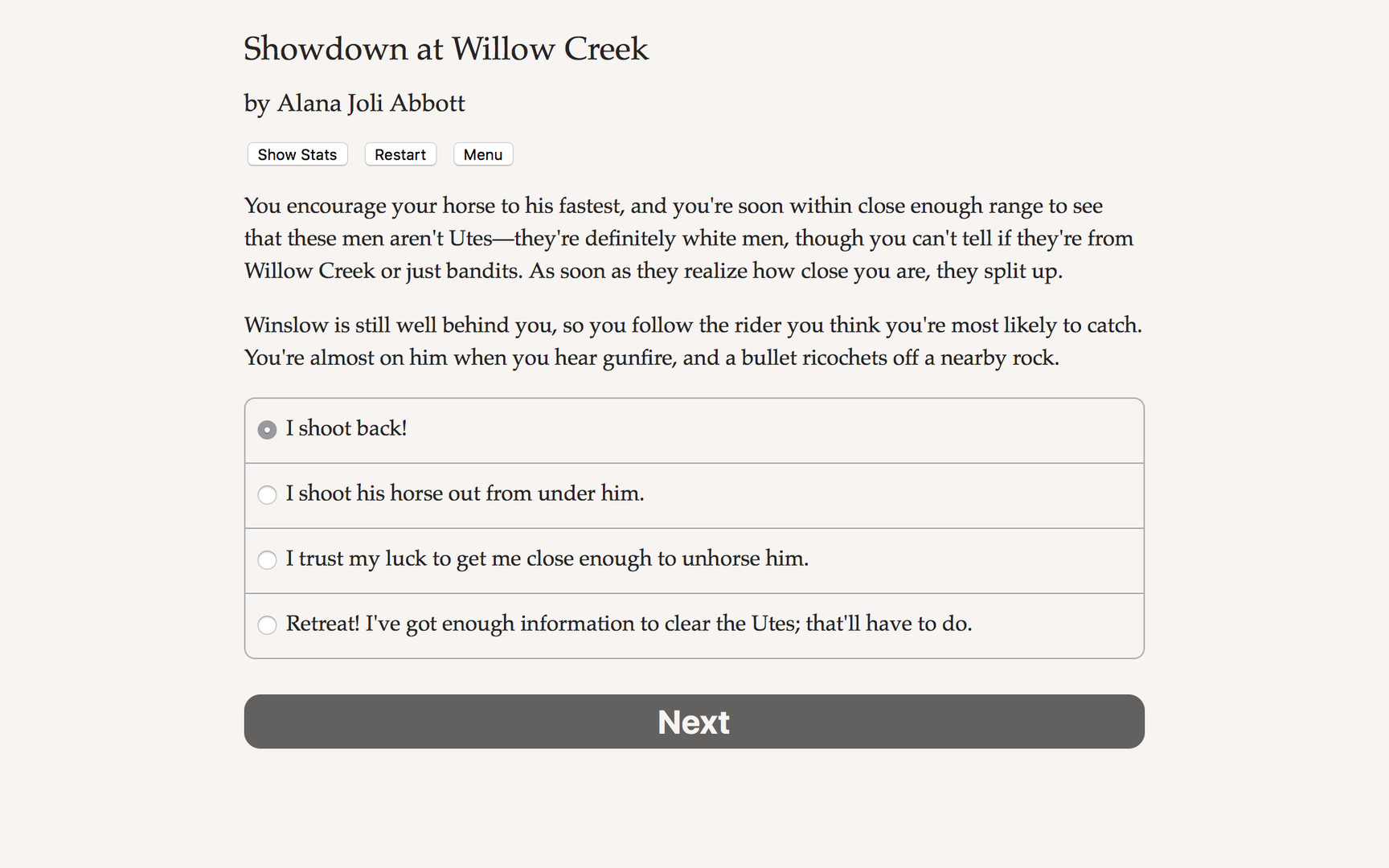 Showdown at Willow Creek screenshot 3