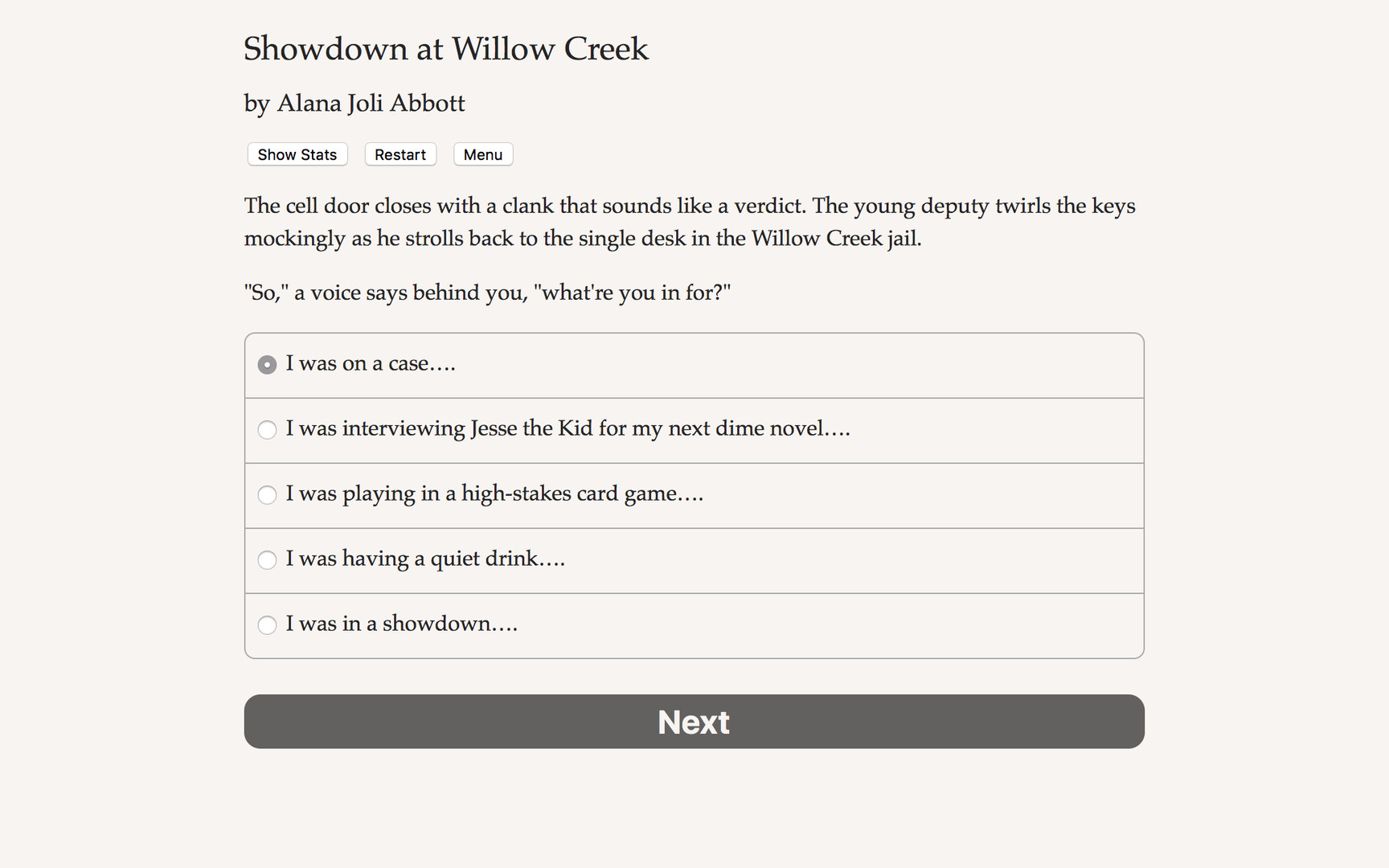 Showdown at Willow Creek screenshot 1