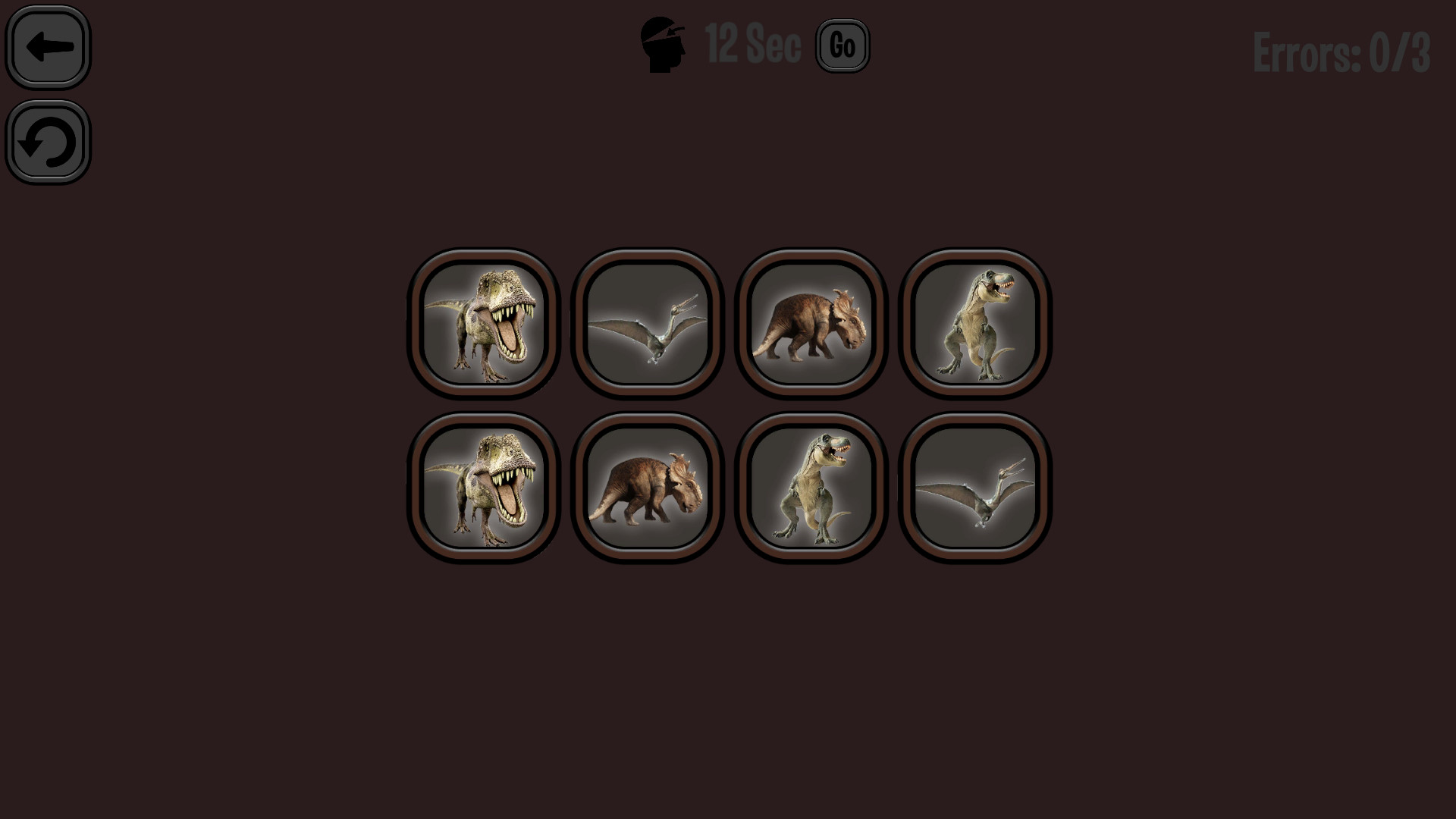 Animals Memory: Dinosaurs screenshot 4