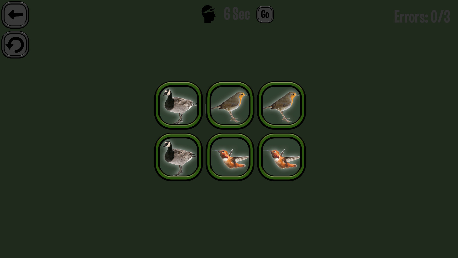 Animals Memory: Birds screenshot 3