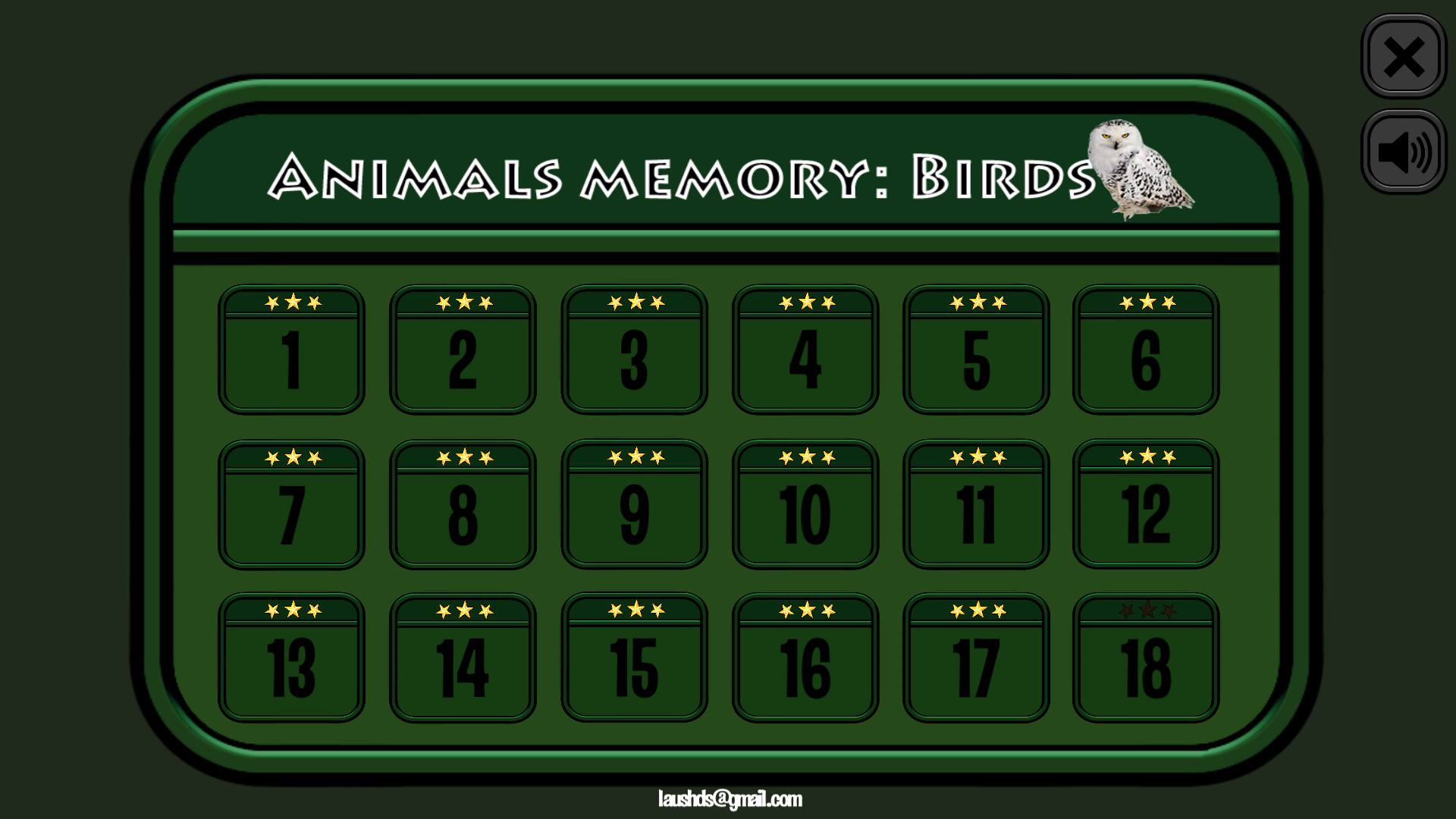 Animals Memory: Birds screenshot 5