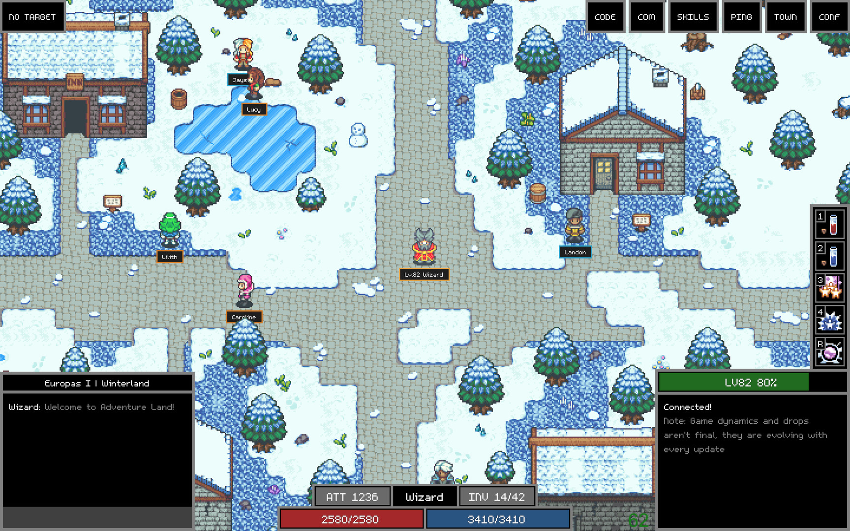 Adventure Land - The Code MMORPG screenshot 1