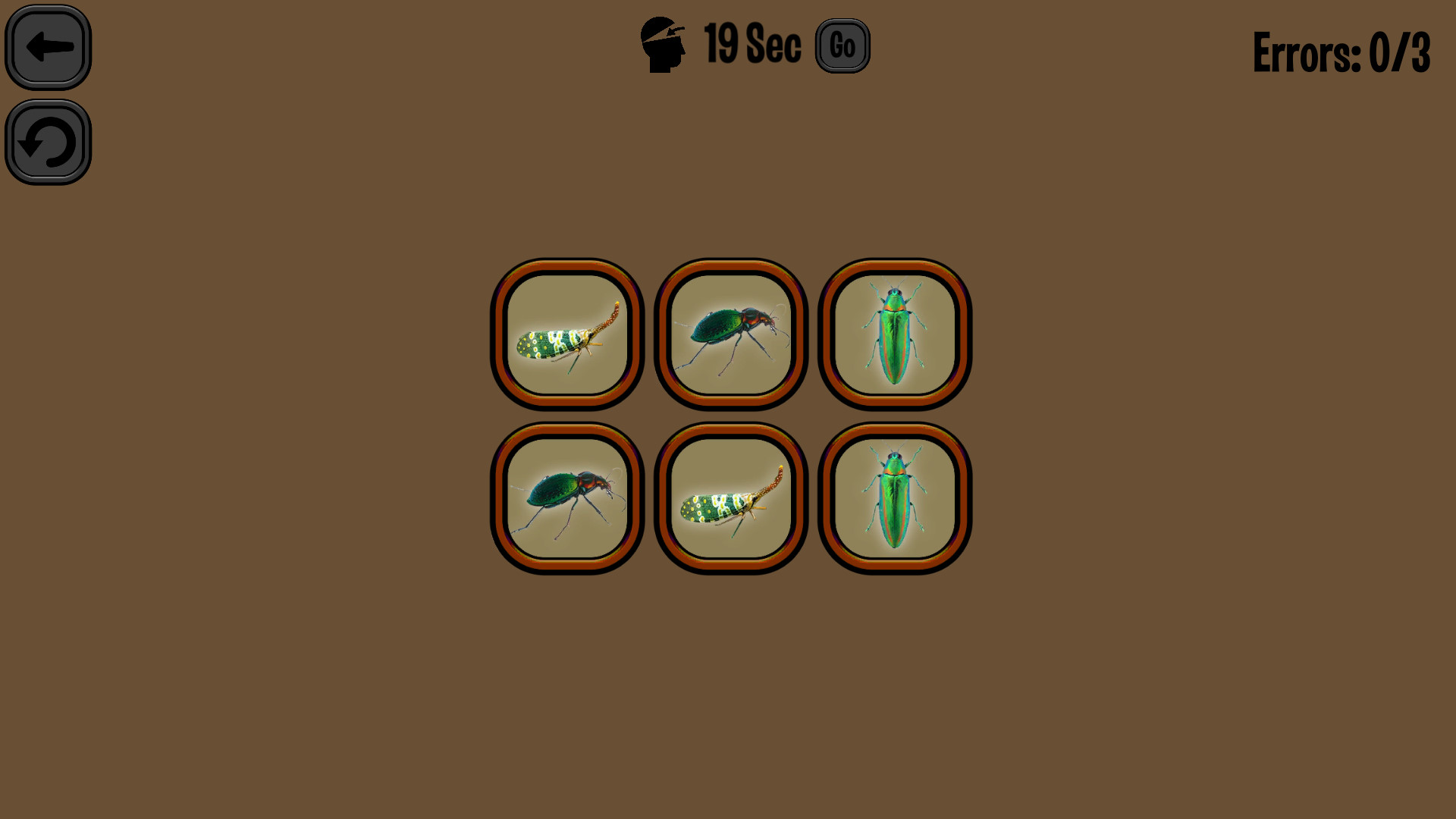 Animals Memory: Insect screenshot 1