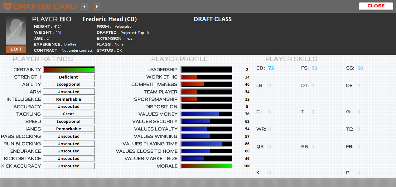 Draft Day Sports: Pro Football 2018 screenshot 5