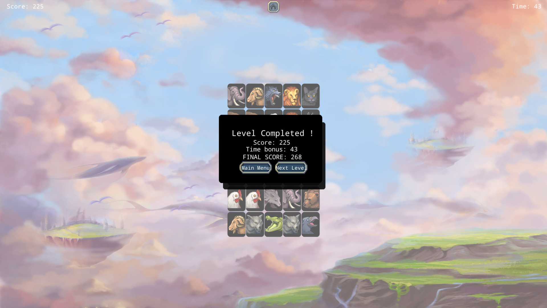 Food Monster and Animals Memory Match screenshot 5