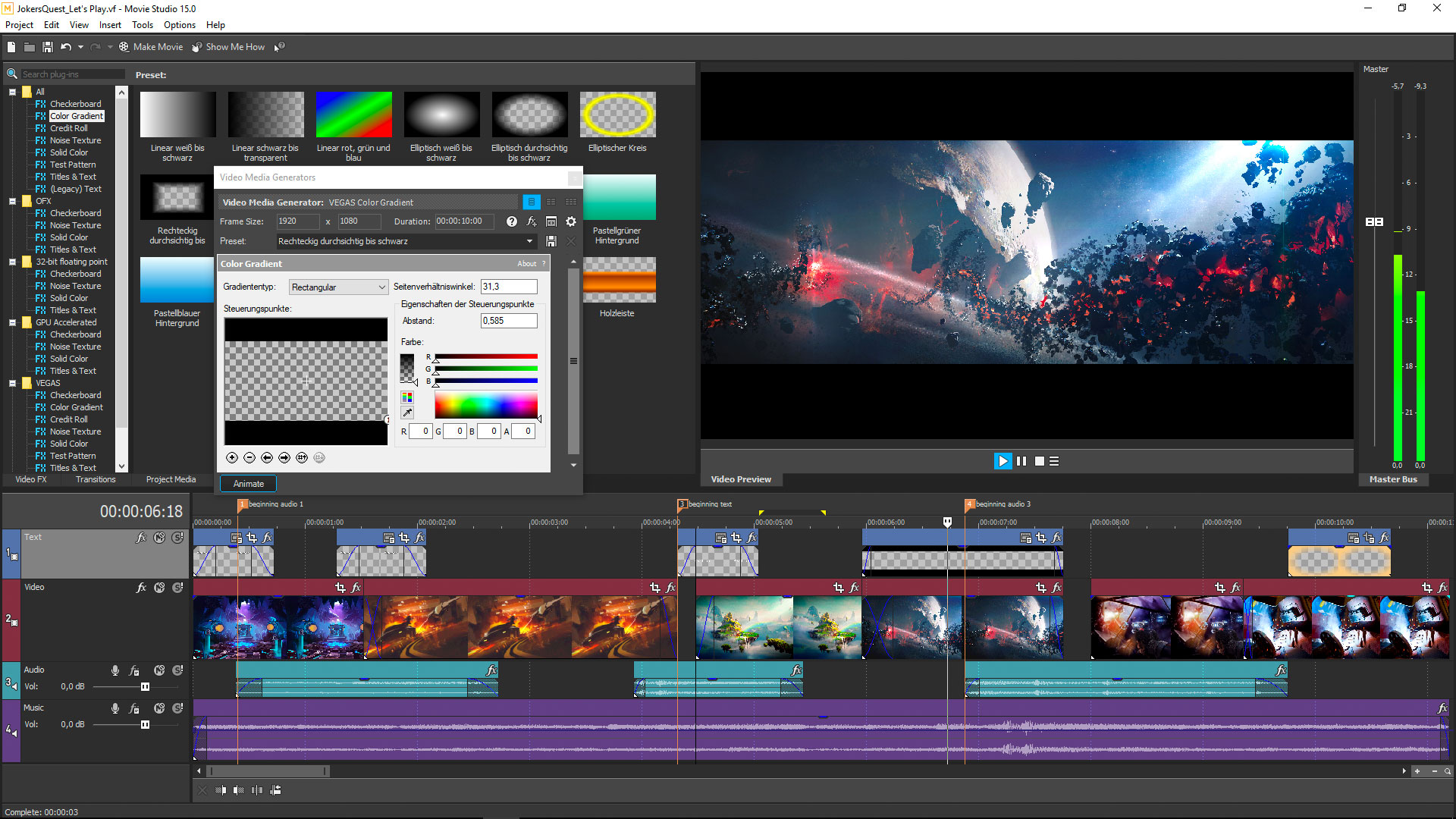 VEGAS Movie Studio 15 Steam Edition screenshot 1