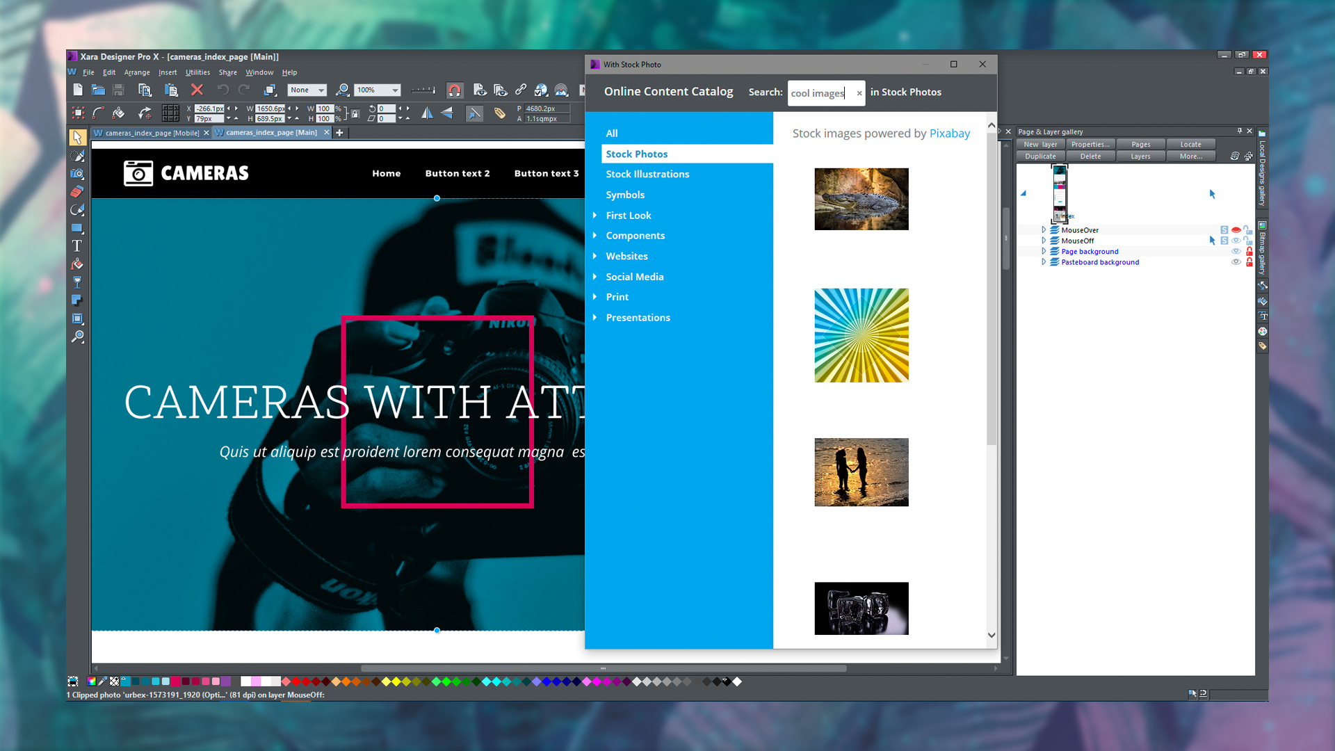 Xara Designer Pro X 15 Steam Edition screenshot 1