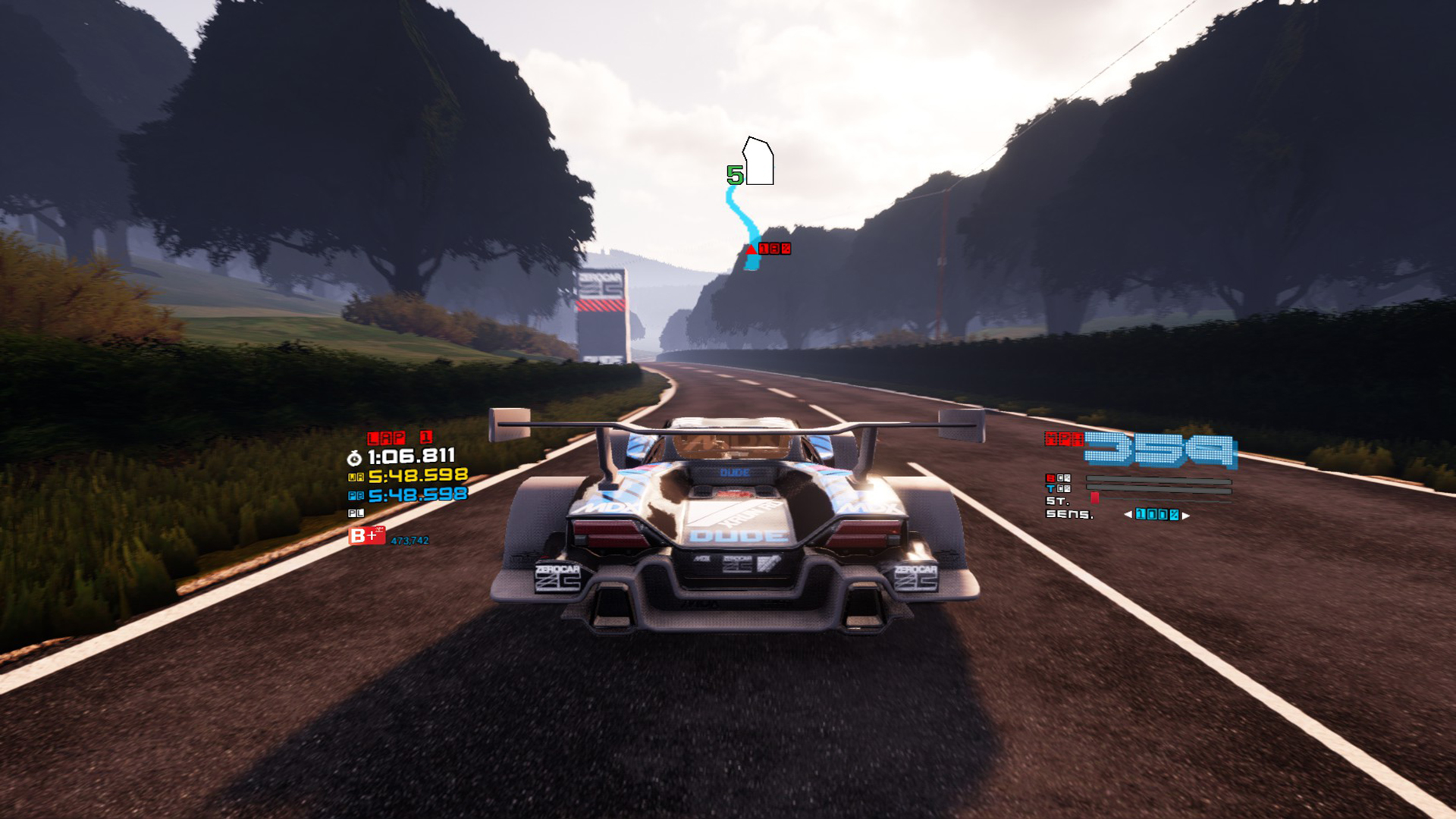 ZEROCAR: Future Motorsport screenshot 2