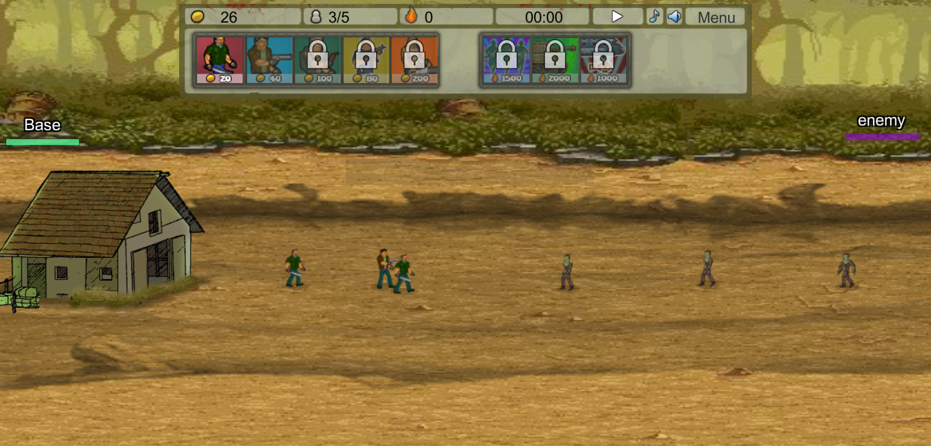 Zombie Clicker Defense screenshot 1