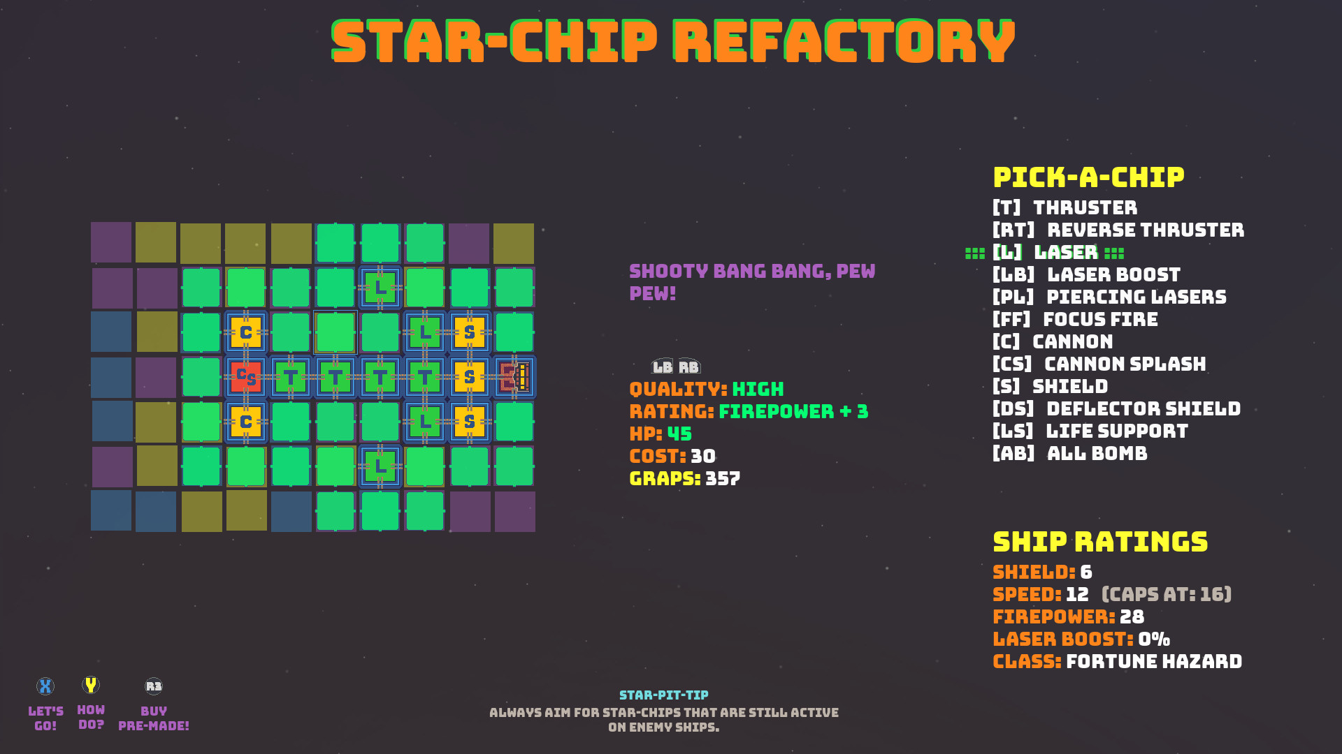 Star-Pit Starship screenshot 1